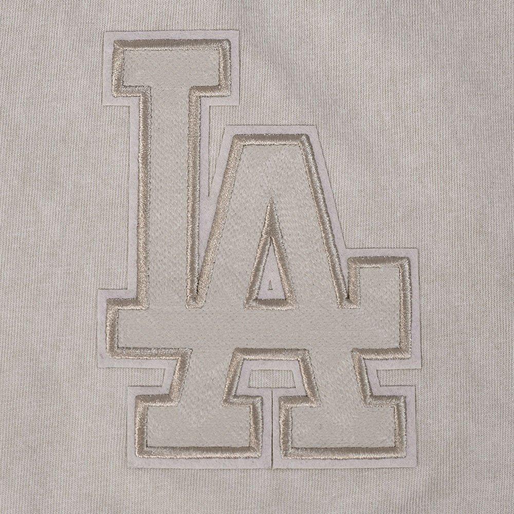 Pro Standard Men's MLB Los Angeles Dodgers Washed Classic Enzyme CJ Drop Shoulder Tee - Slate Grey - SLATE GREY