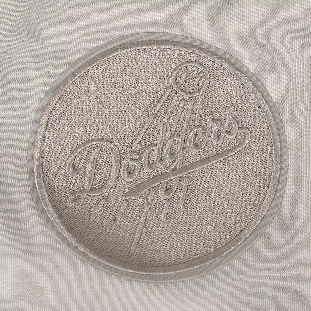 Pro Standard Men's MLB Los Angeles Dodgers Washed Classic Enzyme CJ Drop Shoulder Tee - Slate Grey - SLATE GREY