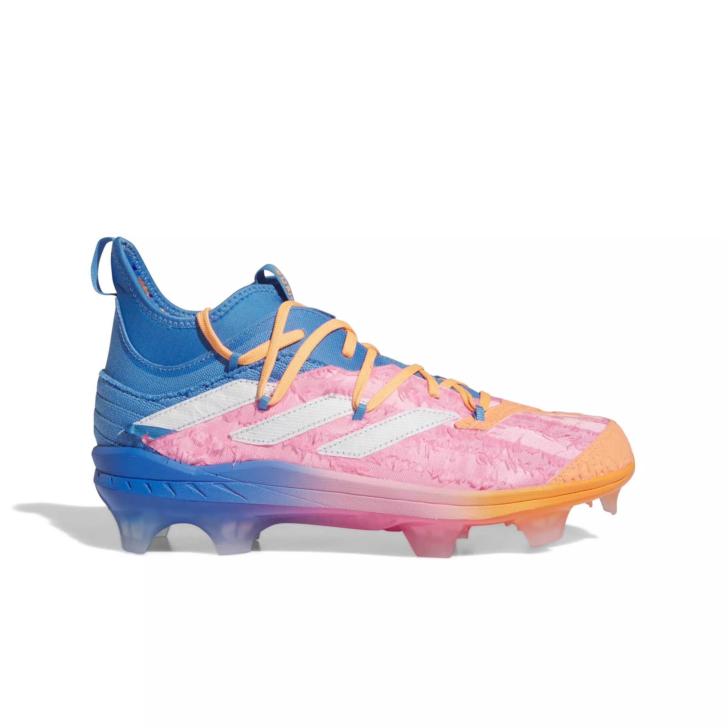adidas Adizero Afterburner 9 NVW TPU Hispanic Heritage "Pink/White/Pulse Blue" Men's Baseball Cleat - PINK/WHITE/BLUE
