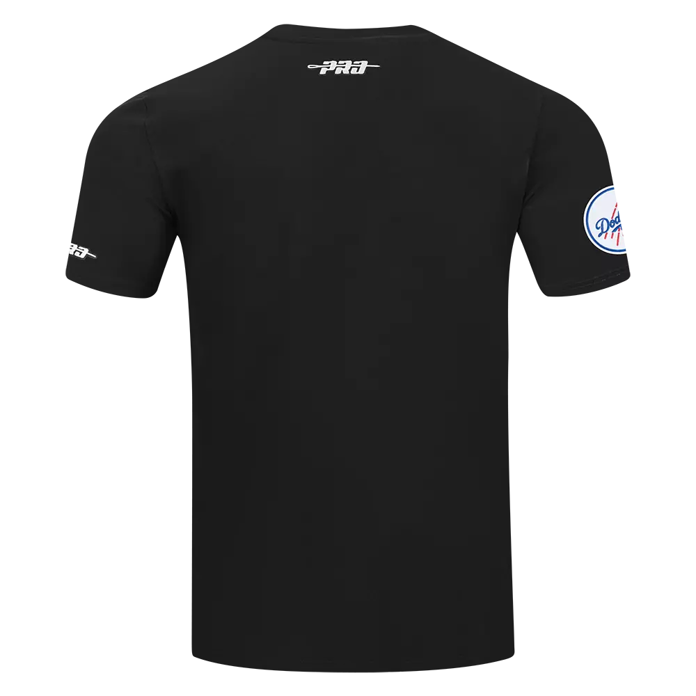 Pro Standard Men's MLB Los Angeles Dodgers Team badge SJ Tee - Black - BLACK