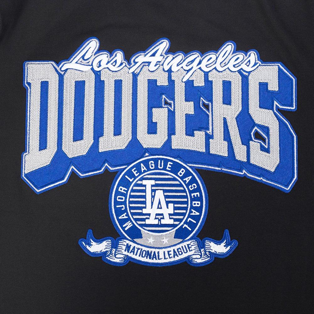 Pro Standard Men's MLB Los Angeles Dodgers Team badge SJ Tee - Black - BLACK