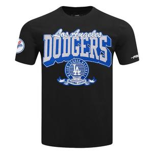 Pro Standard Men's MLB Los Angeles Dodgers Team badge SJ Tee - Black - BLACK