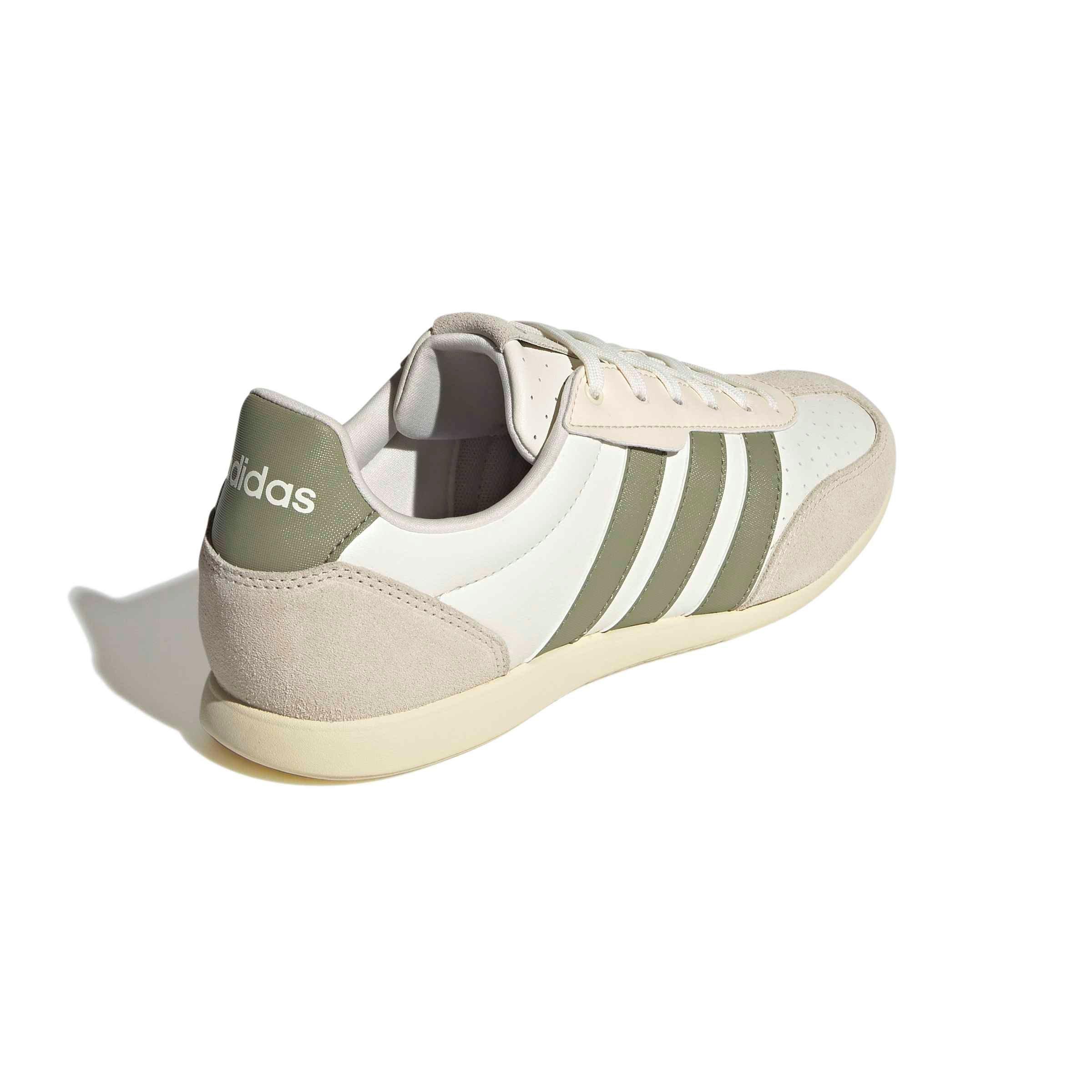 adidas Barreda Lo "Off White/Tent Green/Warm Vanilla" Women's Shoe - OFF WHITE/GREEN/VANILLA Thumbnail View 4