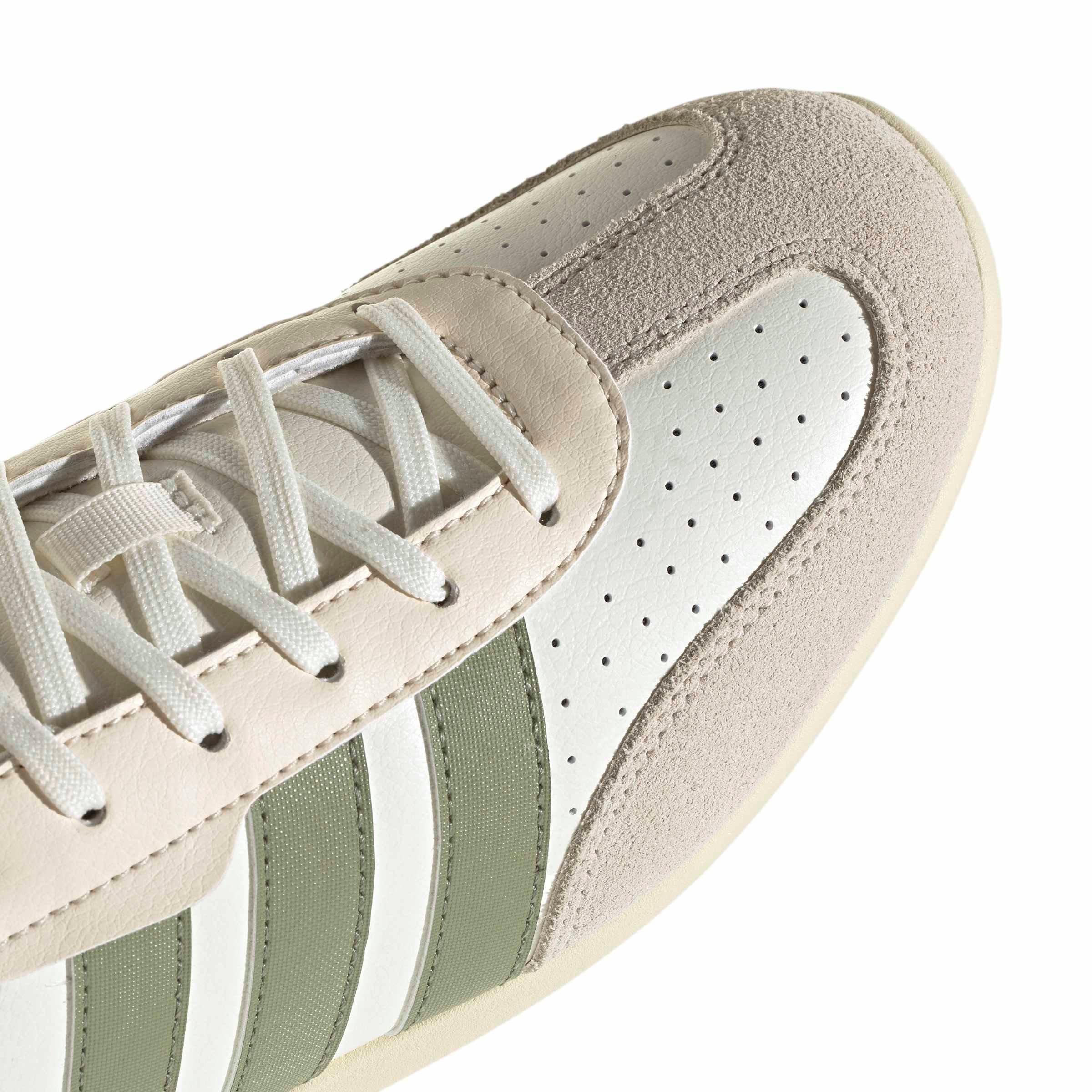 adidas Barreda Lo "Off White/Tent Green/Warm Vanilla" Women's Shoe - OFF WHITE/GREEN/VANILLA Thumbnail View 8