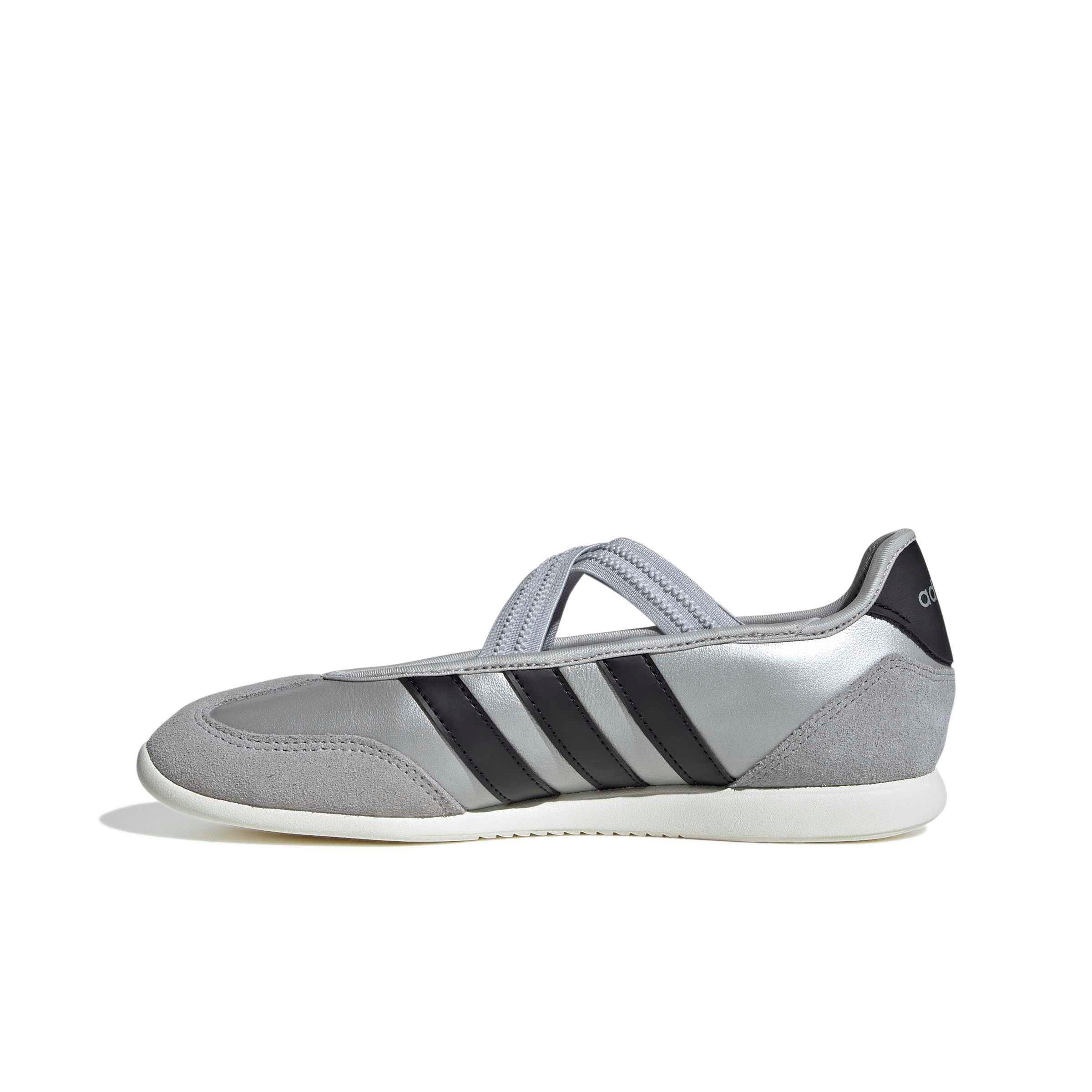 adidas Barreda Mary Jane "Silver Metallic/Core Black/Off White" Women's Shoe - SILVER/BLACK/OFF WHITE Thumbnail View 2