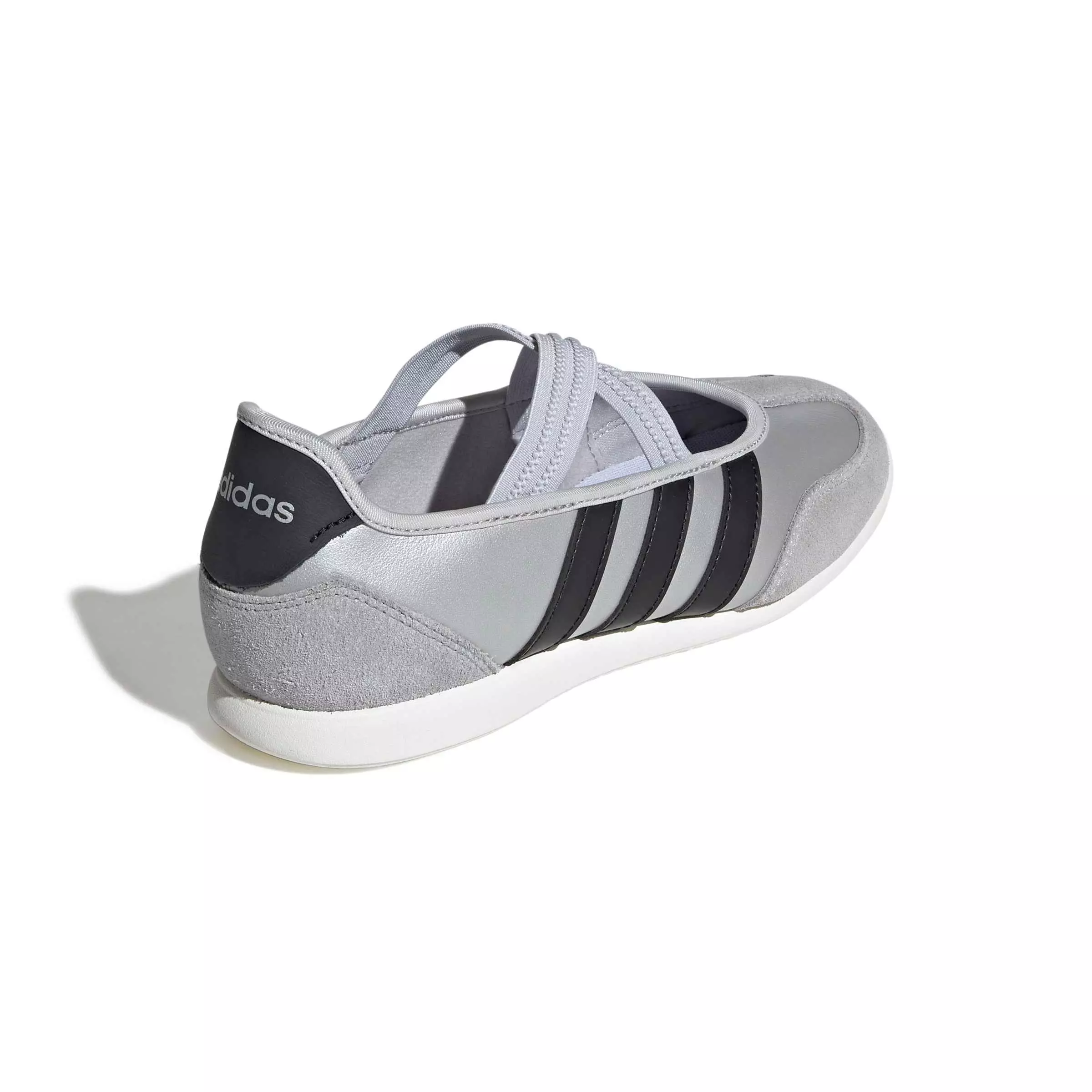 adidas Barreda Mary Jane "Silver Metallic/Core Black/Off White" Women's Shoe - SILVER/BLACK/OFF WHITE