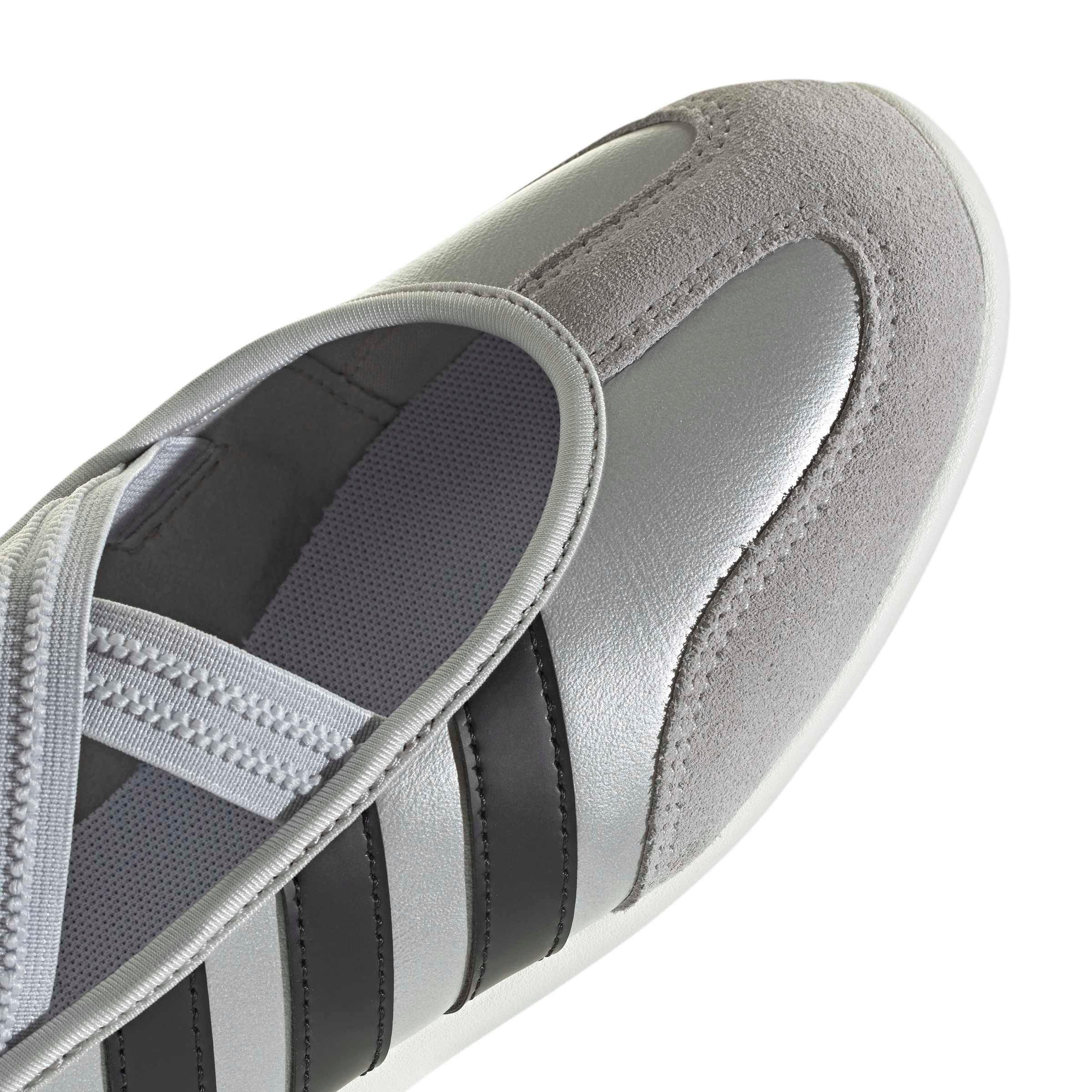 adidas Barreda Mary Jane "Silver Metallic/Core Black/Off White" Women's Shoe - SILVER/BLACK/OFF WHITE Thumbnail View 8