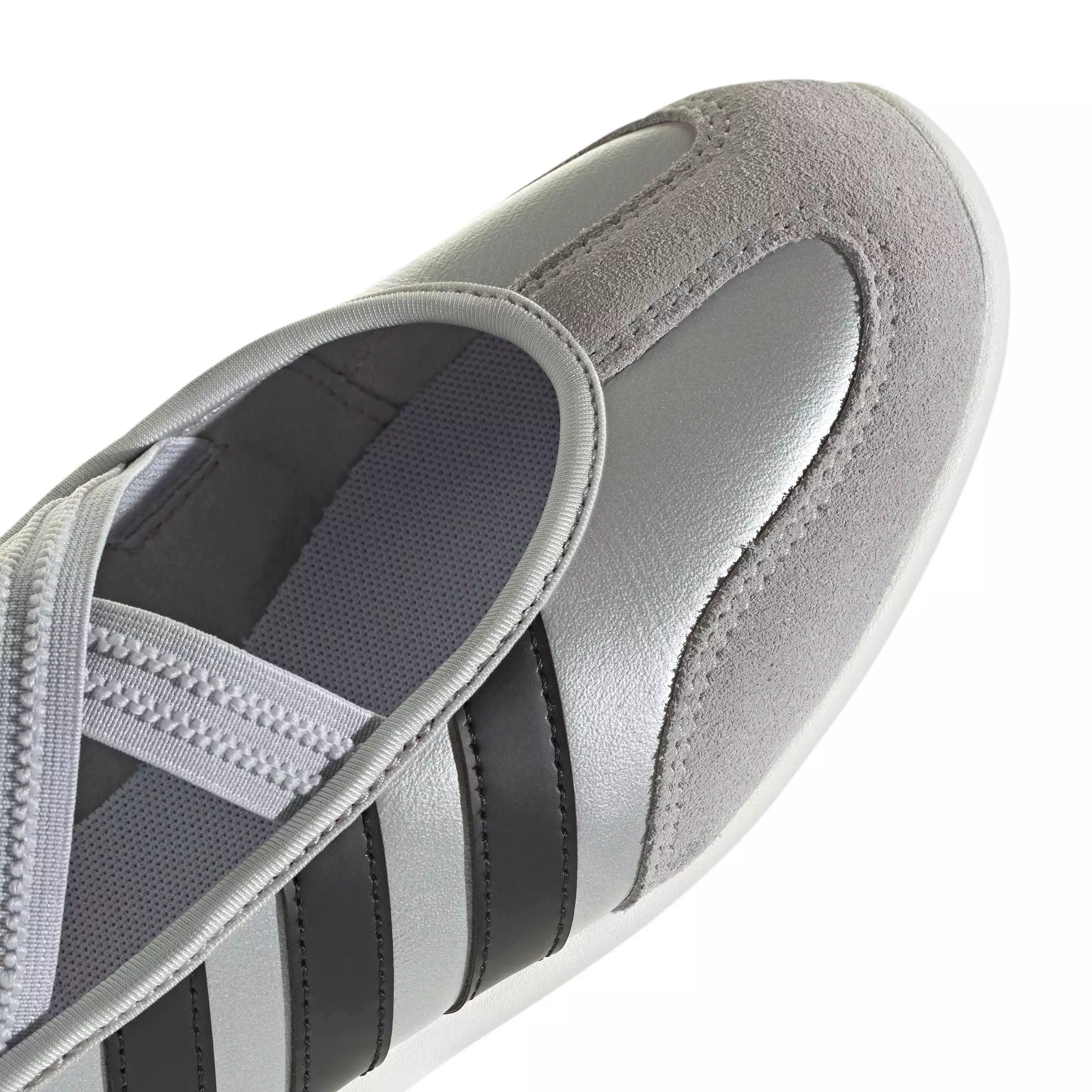 adidas Barreda Mary Jane "Silver Metallic/Core Black/Off White" Women's Shoe - SILVER/BLACK/OFF WHITE