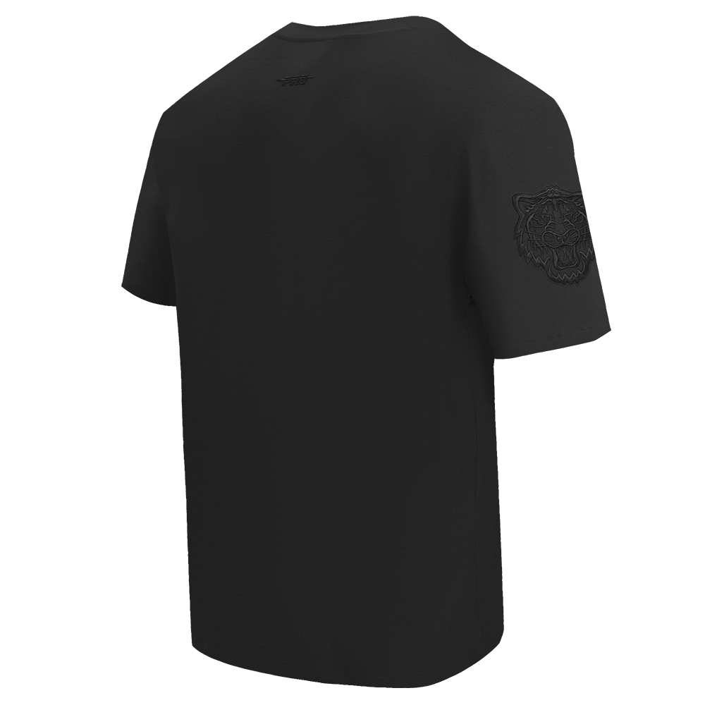 Pro Standard Men's MLB Detroit Tigers Neutral Drop Shoulder Top - Black - BLACK