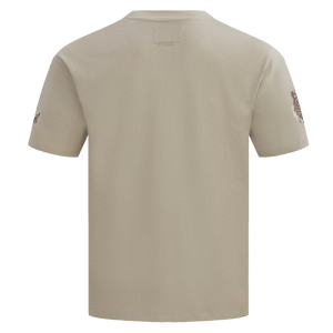 Pro Standard Men's MLB Detroit Tigers Neutral Drop Shoulder Top - Taupe - TAUPE