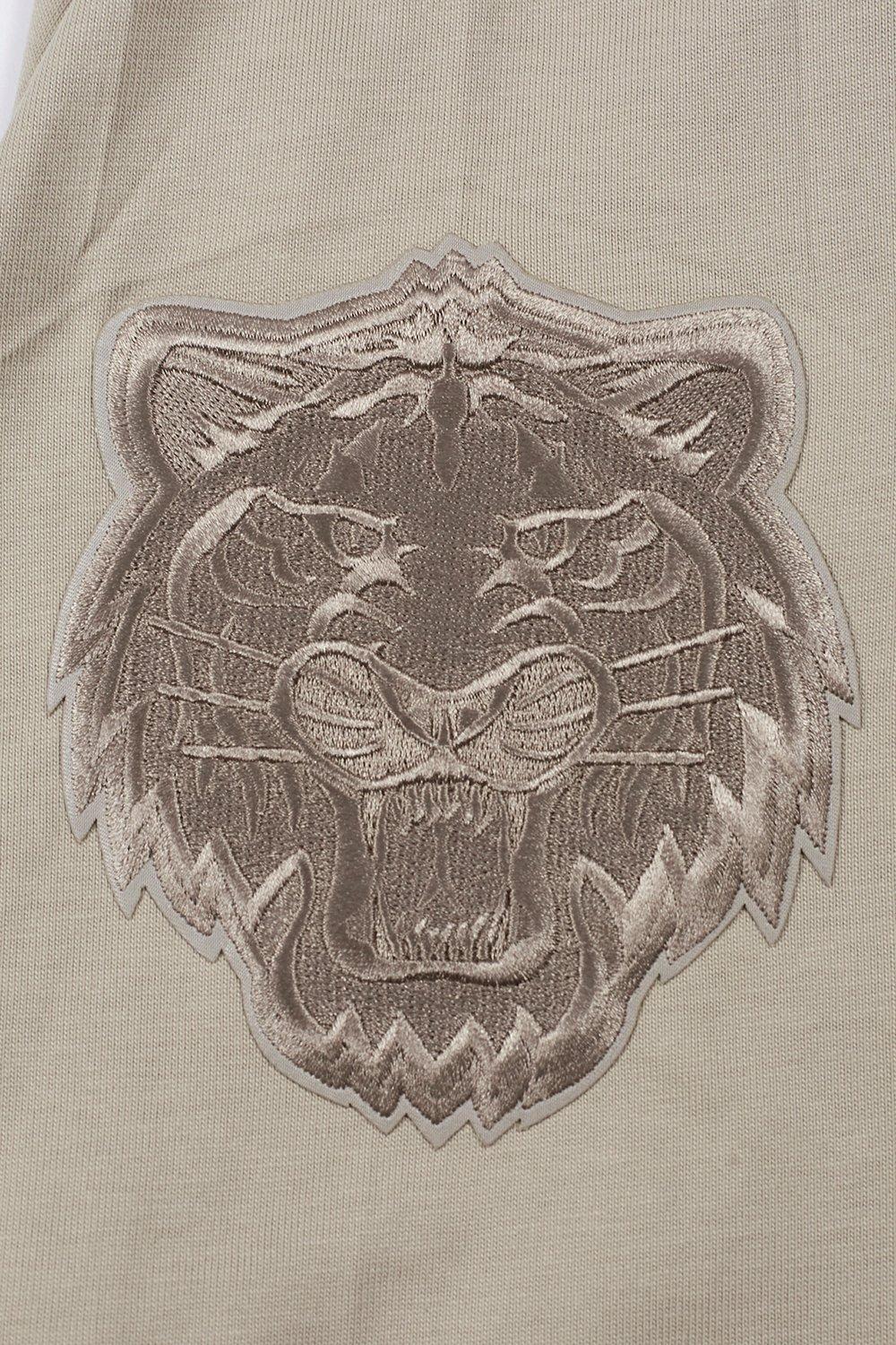 Pro Standard Men's MLB Detroit Tigers Neutral Drop Shoulder Top - Taupe - TAUPE