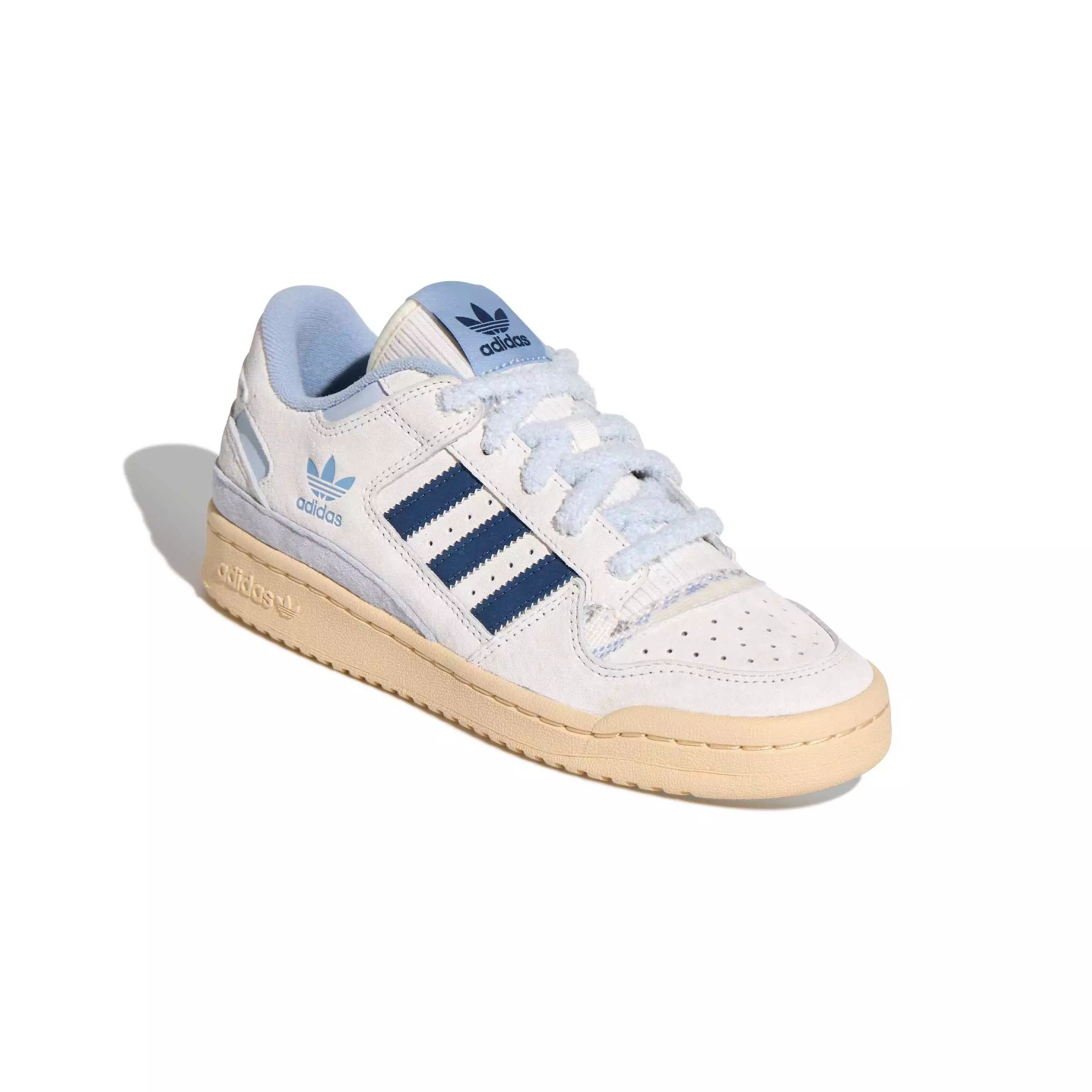 adidas Forum Low "Cloud White/Preloved Ink/Sand Strata" Women's Shoe - WHITE/INK/SAND