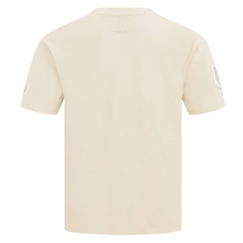 Pro Standard Men's MLB Detroit Tigers Neutral Drop Shoulder Top - Eggshell - EGGSHELL