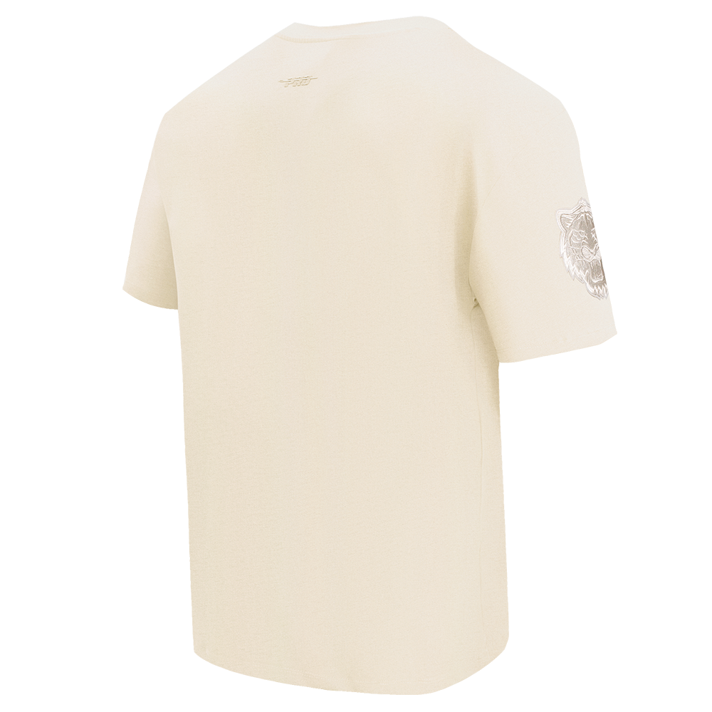 Pro Standard Men's MLB Detroit Tigers Neutral Drop Shoulder Top - Eggshell - EGGSHELL