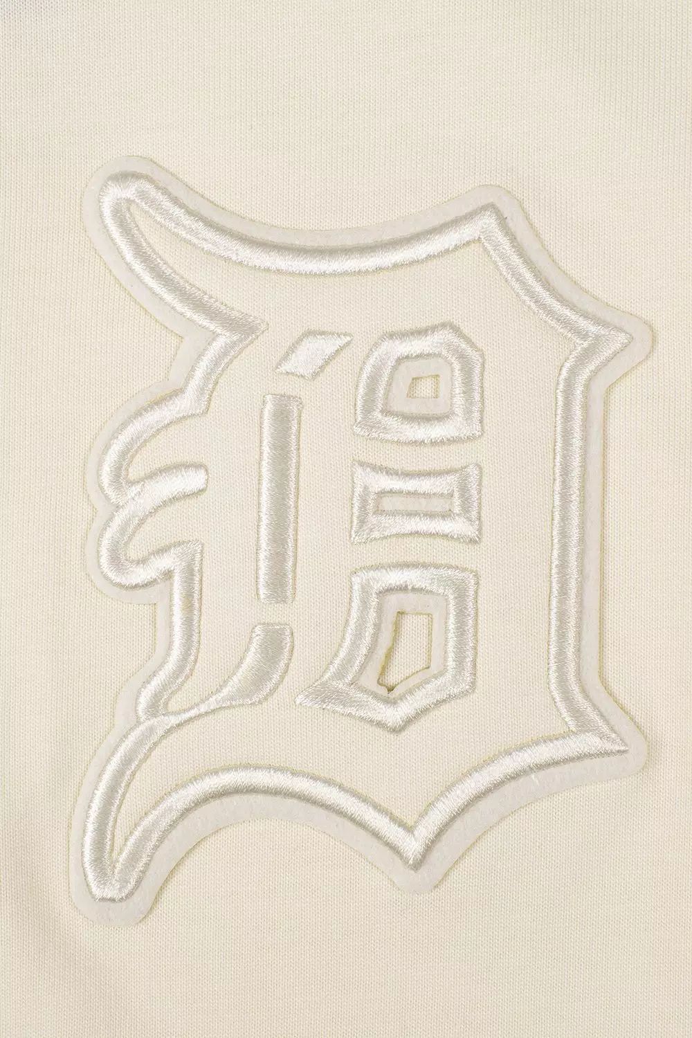 Pro Standard Men's MLB Detroit Tigers Neutral Drop Shoulder Top - Eggshell - EGGSHELL