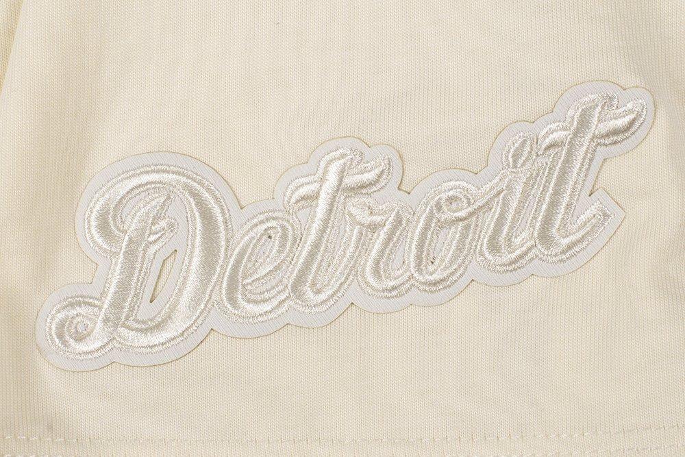 Pro Standard Men's MLB Detroit Tigers Neutral Drop Shoulder Top - Eggshell - EGGSHELL