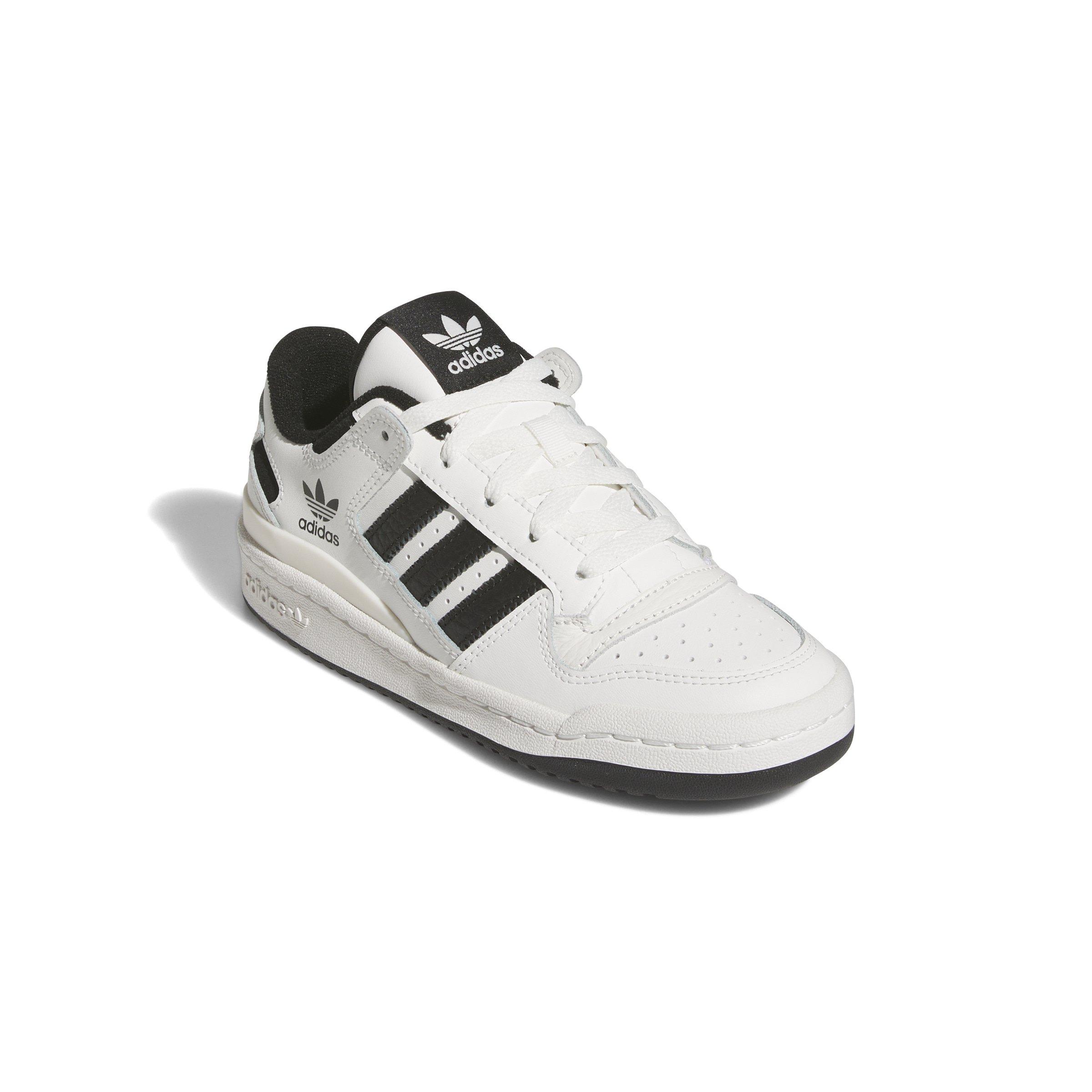 adidas Forum Low Classics Grade School Boys' "Core White/Core Black/Core White" Shoe