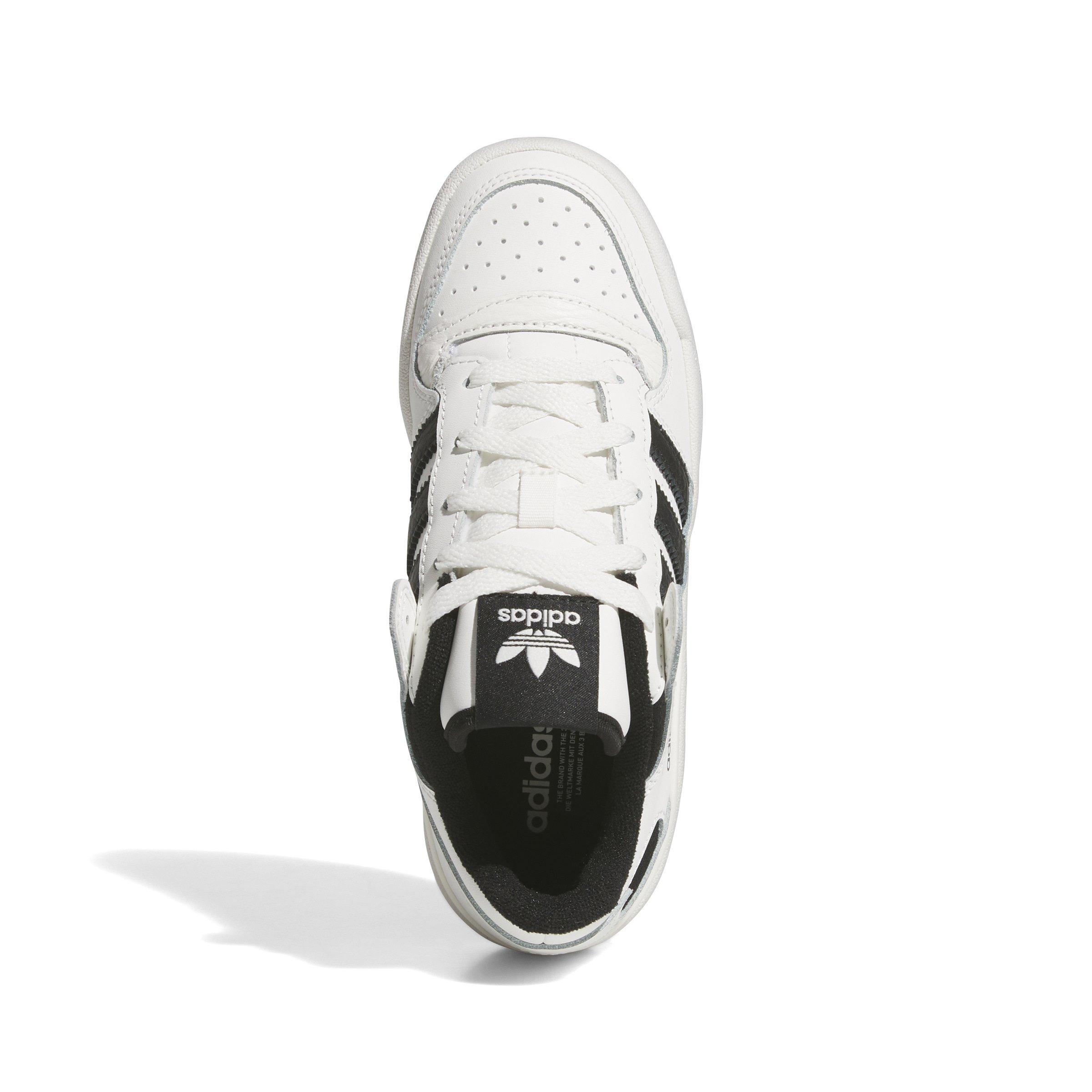 adidas Forum Low Classics Grade School Boys' "Core White/Core Black/Core White" Shoe