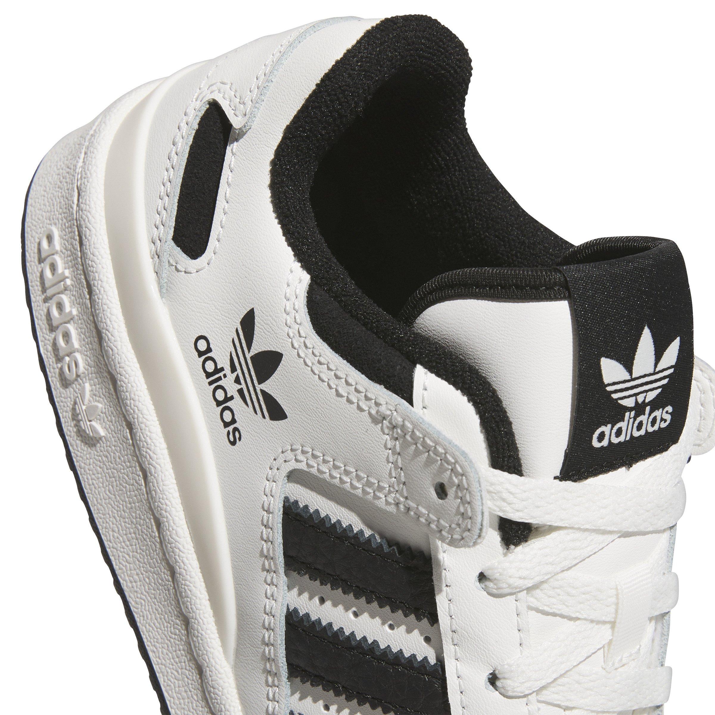 adidas Forum Low Classics Grade School Boys' "Core White/Core Black/Core White" Shoe