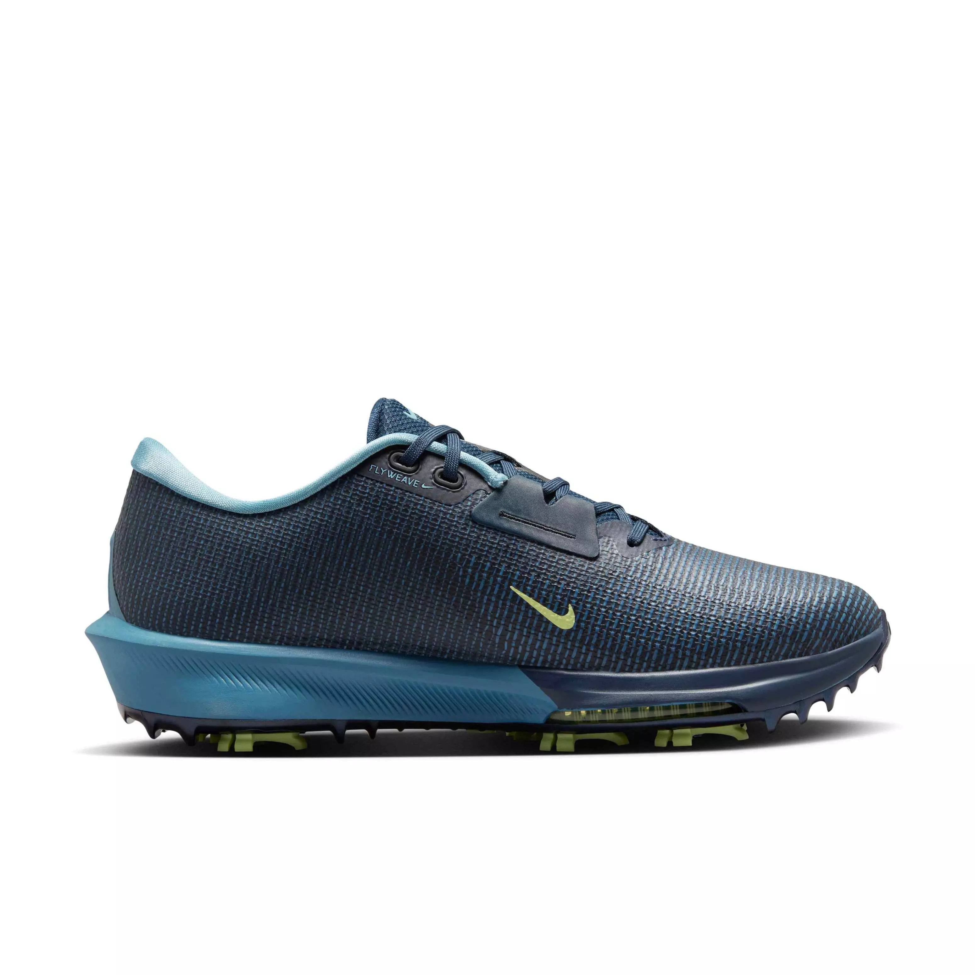 Nike Infinity Tour 2 "Armory Navy/Smokey Blue/Light Lemon Twist" Men's Golf Shoe - NAVY/BLUE/LT LEMON