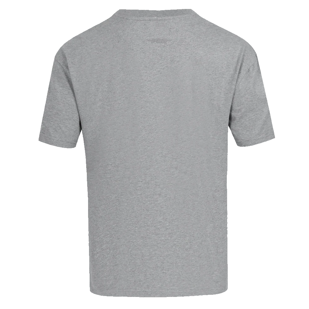 Pro Standard Men's MLB Detroit Tigers Neutral Drop Shoulder Top - Dk Grey - DK GREY