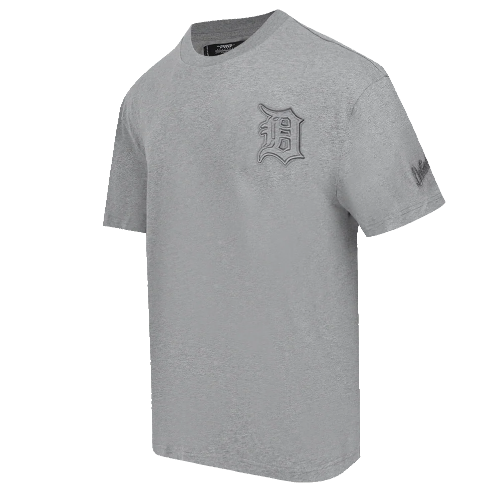Pro Standard Men's MLB Detroit Tigers Neutral Drop Shoulder Top - Dk Grey - DK GREY