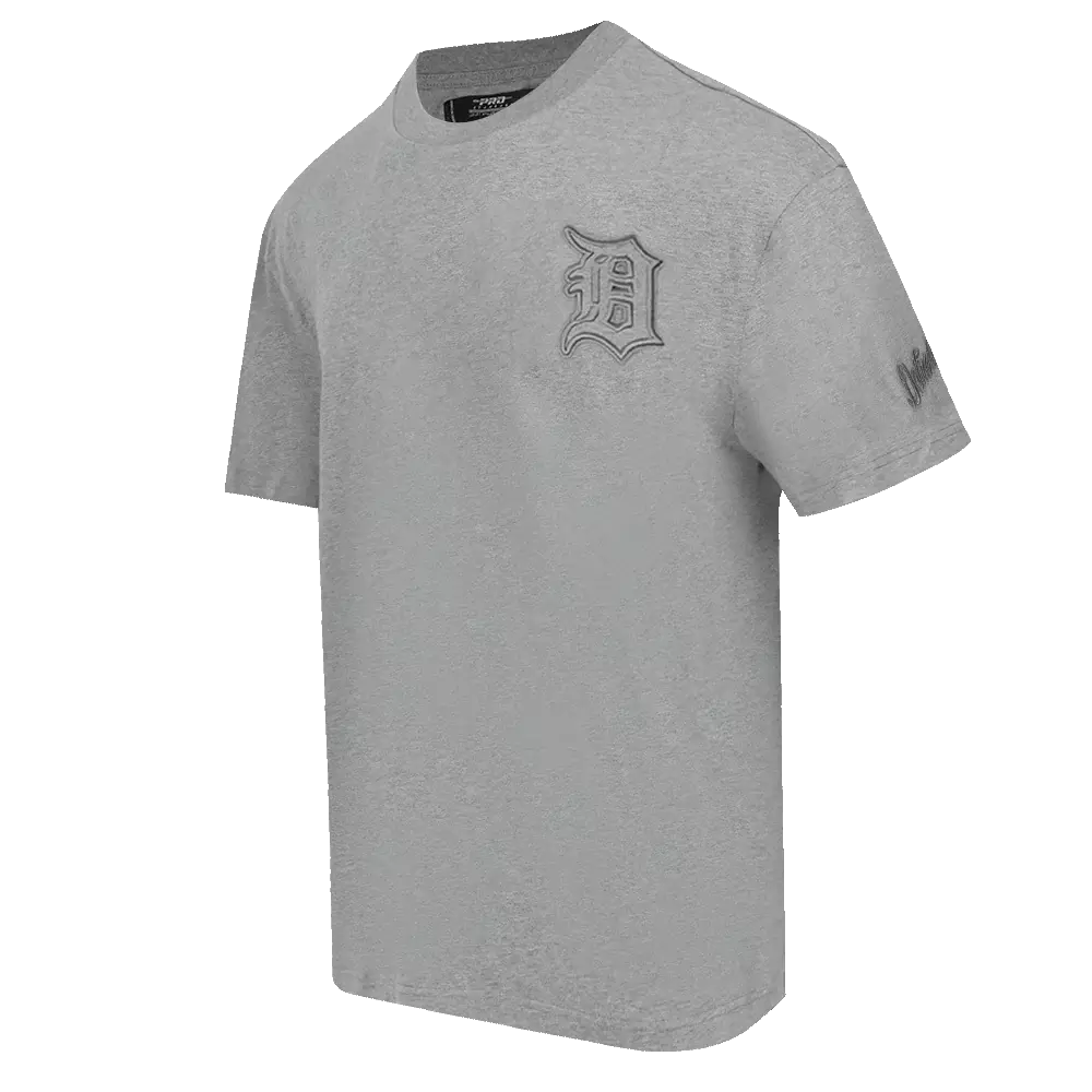 Pro Standard Men's MLB Detroit Tigers Neutral Drop Shoulder Top - Dk Grey - DK GREY