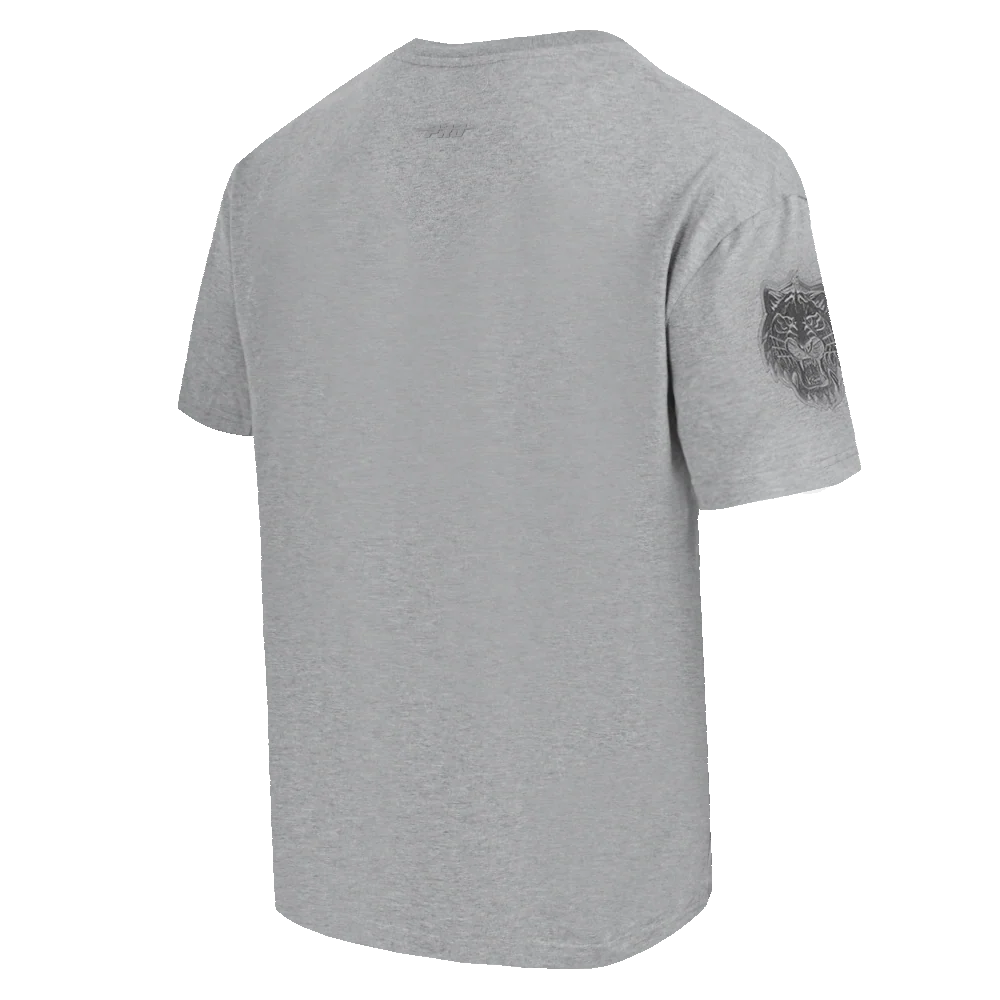 Pro Standard Men's MLB Detroit Tigers Neutral Drop Shoulder Top - Dk Grey - DK GREY
