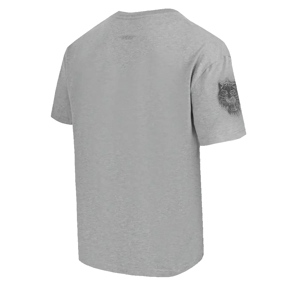 Pro Standard Men's MLB Detroit Tigers Neutral Drop Shoulder Top - Dk Grey - DK GREY