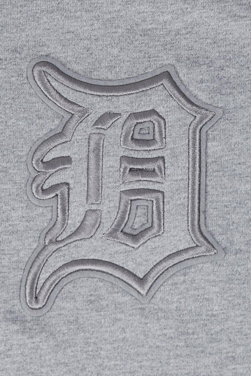 Pro Standard Men's MLB Detroit Tigers Neutral Drop Shoulder Top - Dk Grey - DK GREY