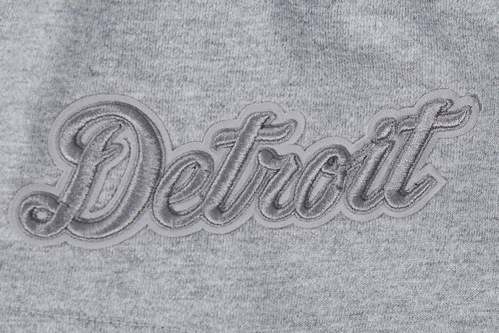 Pro Standard Men's MLB Detroit Tigers Neutral Drop Shoulder Top - Dk Grey - DK GREY