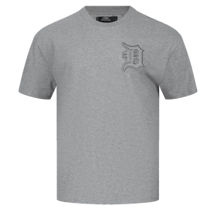 Pro Standard Men's MLB Detroit Tigers Neutral Drop Shoulder Top - Dk Grey - DK GREY