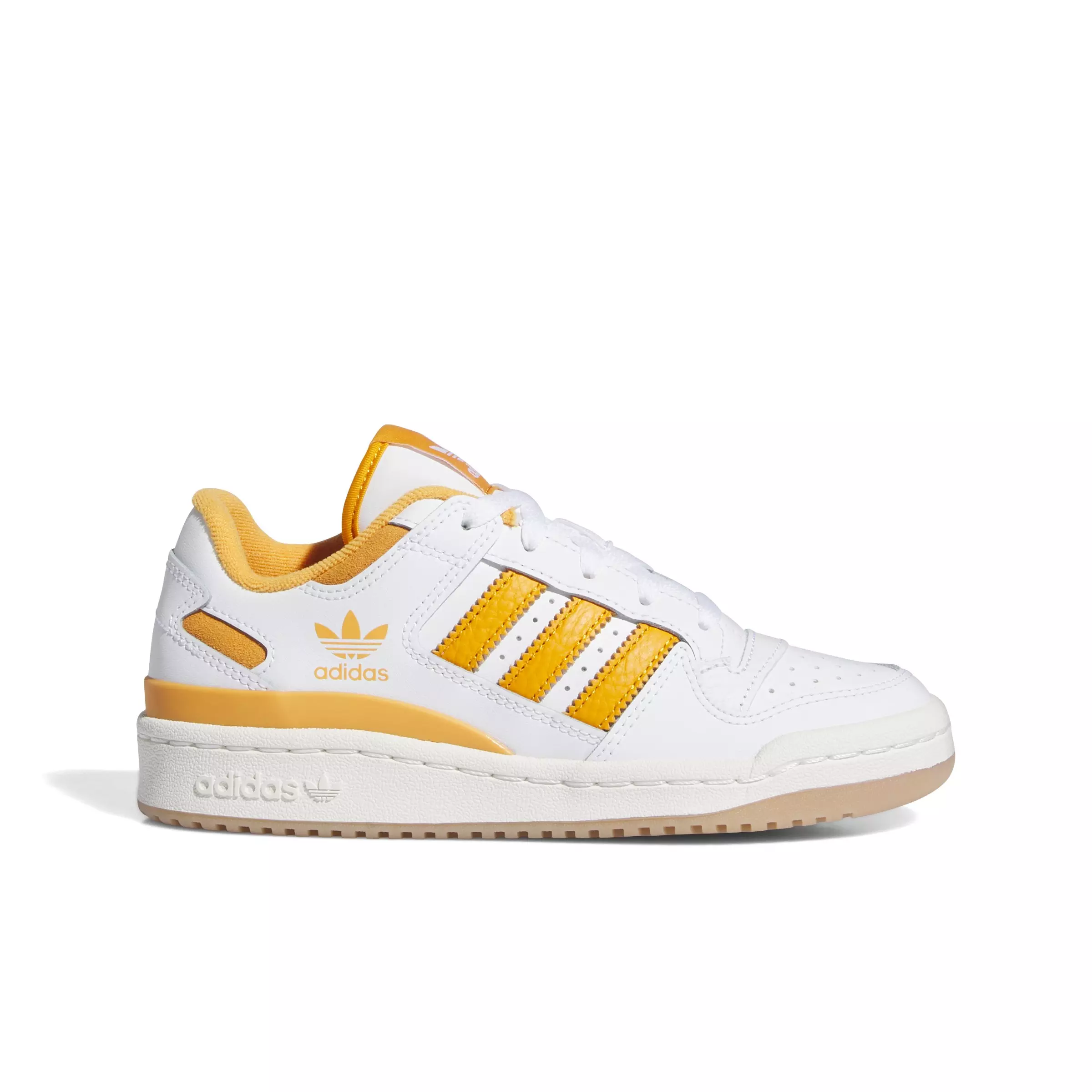 adidas Forum Low Classics "Ftwr White/Core Black/Cloud White" Grade School Boys' Shoe - WHITE/BLACK/WHITE