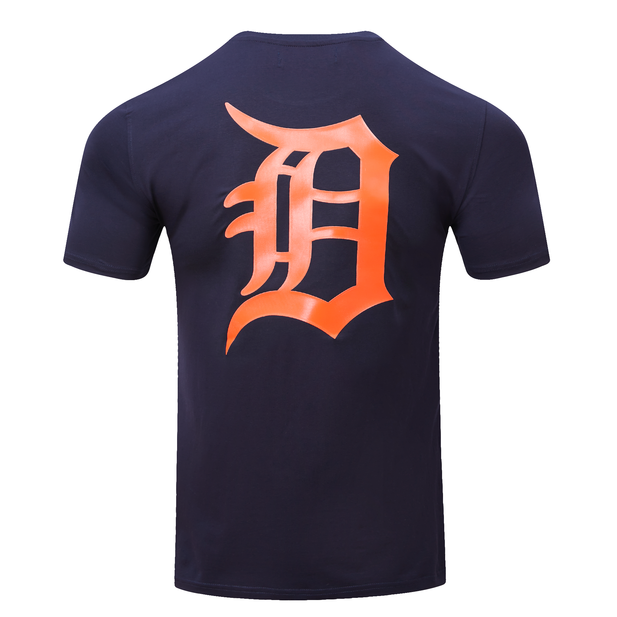 Pro Standard Men's Detroit Tigers Logo Pro Taping Top - Navy/Orange - NAVY/ORANGE