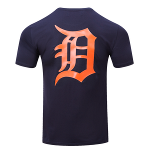 Pro Standard Men's Detroit Tigers Logo Pro Taping Top - Navy/Orange - NAVY/ORANGE