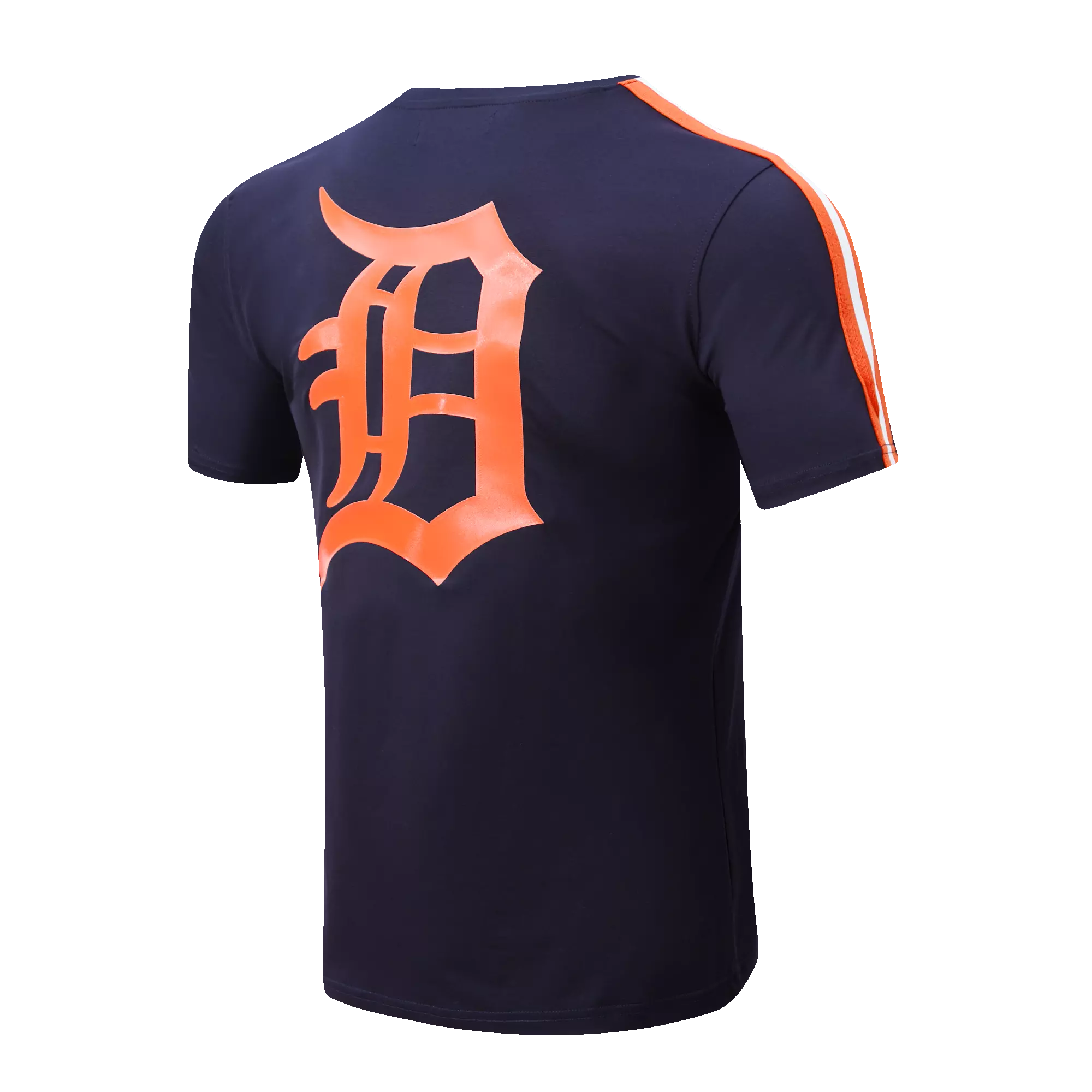 Pro Standard Men's Detroit Tigers Logo Pro Taping Top - Navy/Orange - NAVY/ORANGE