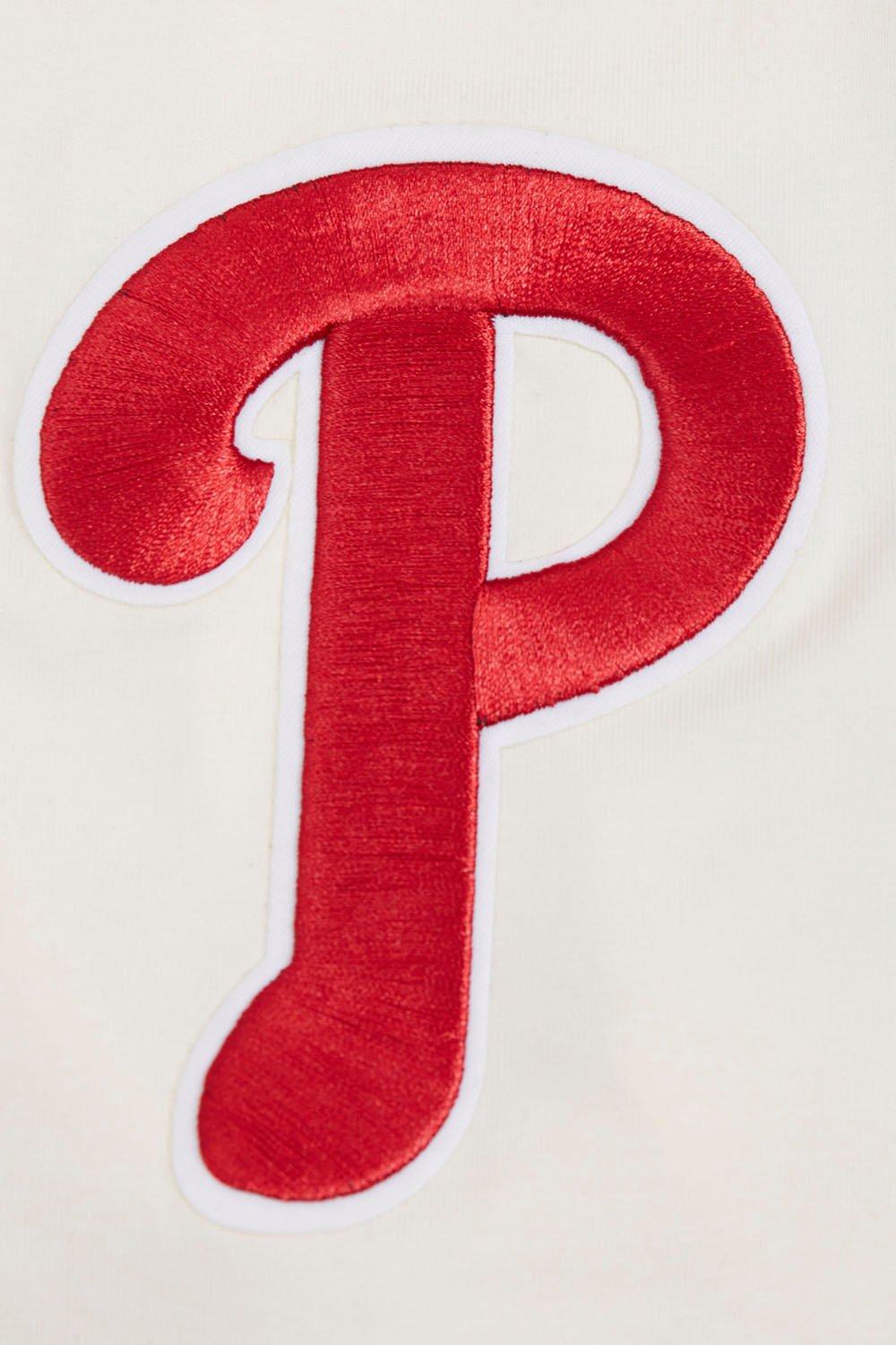 Pro Standard Men's MLB Philadelphia Phillies Script Tail Tops - Eggshell - EGGSHELL