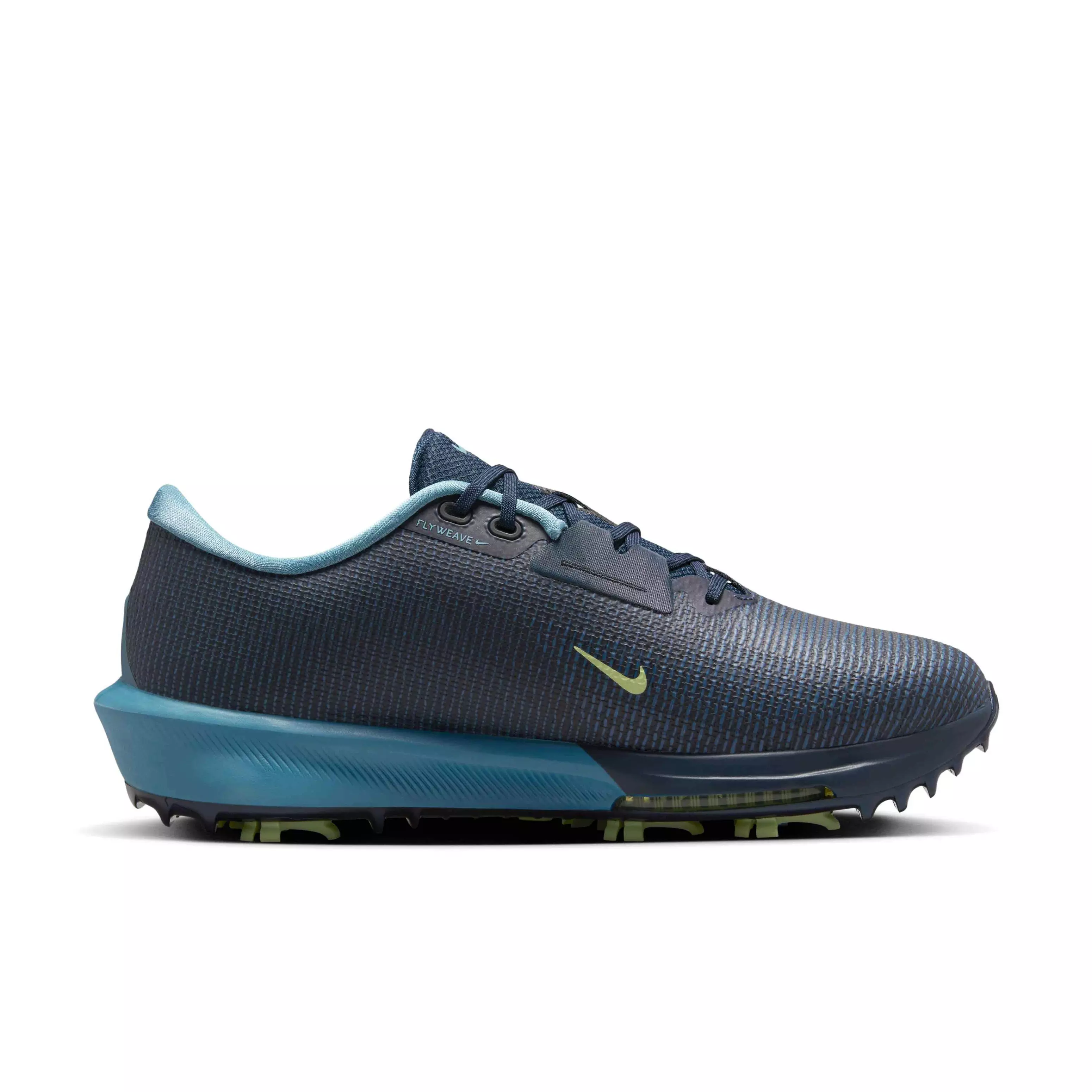 Nike Infinity Tour 2 "Armory Navy/Smokey Blue/Light Lemon Twist" Men's Wide Golf Shoe - NAVY/BLUE/LT LEMON