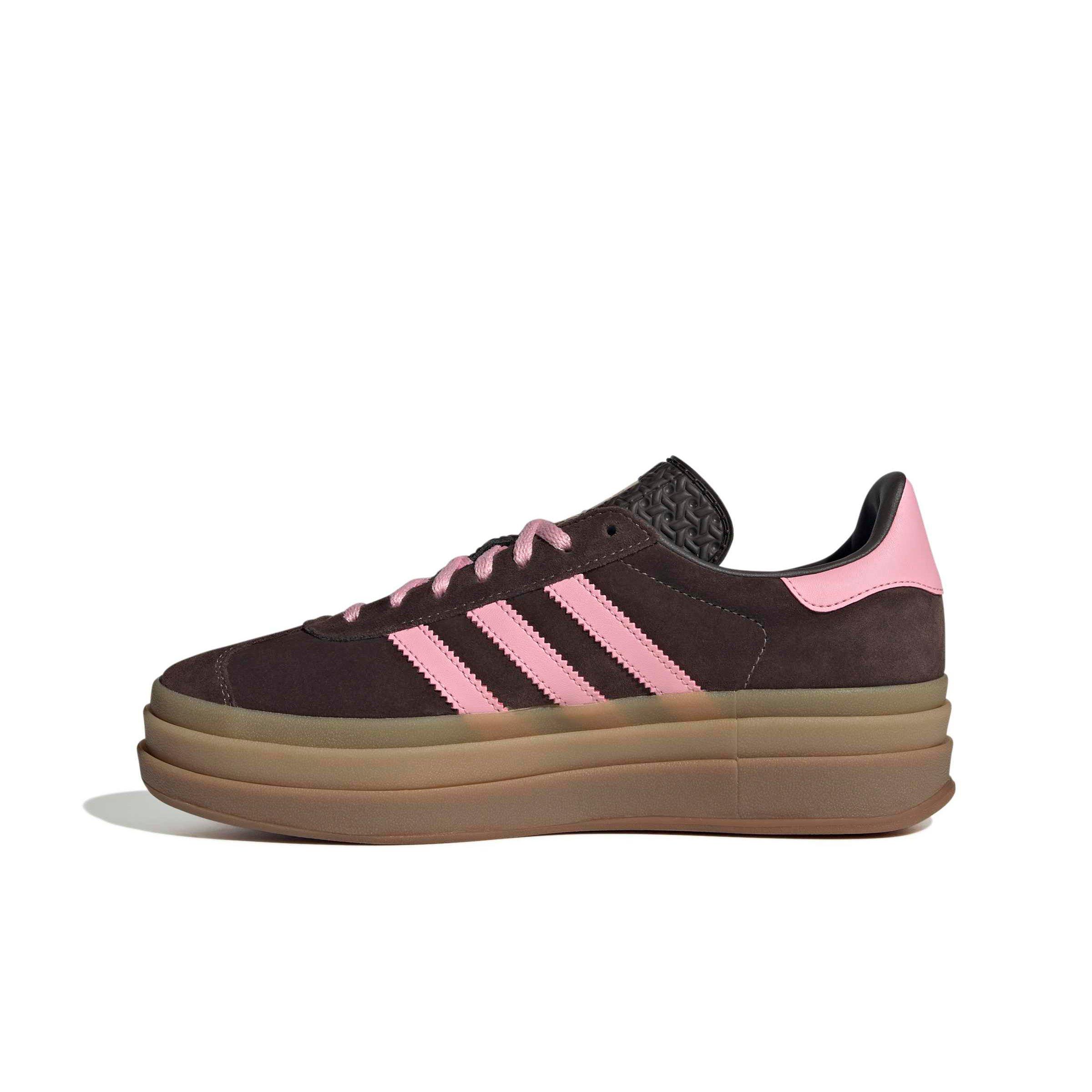adidas Originals Gazelle Bold "Aurora Coffee/Light Pink/Gold Metallic" Women's Shoe - COFFEE/LT PINK/GOLD Thumbnail View 2