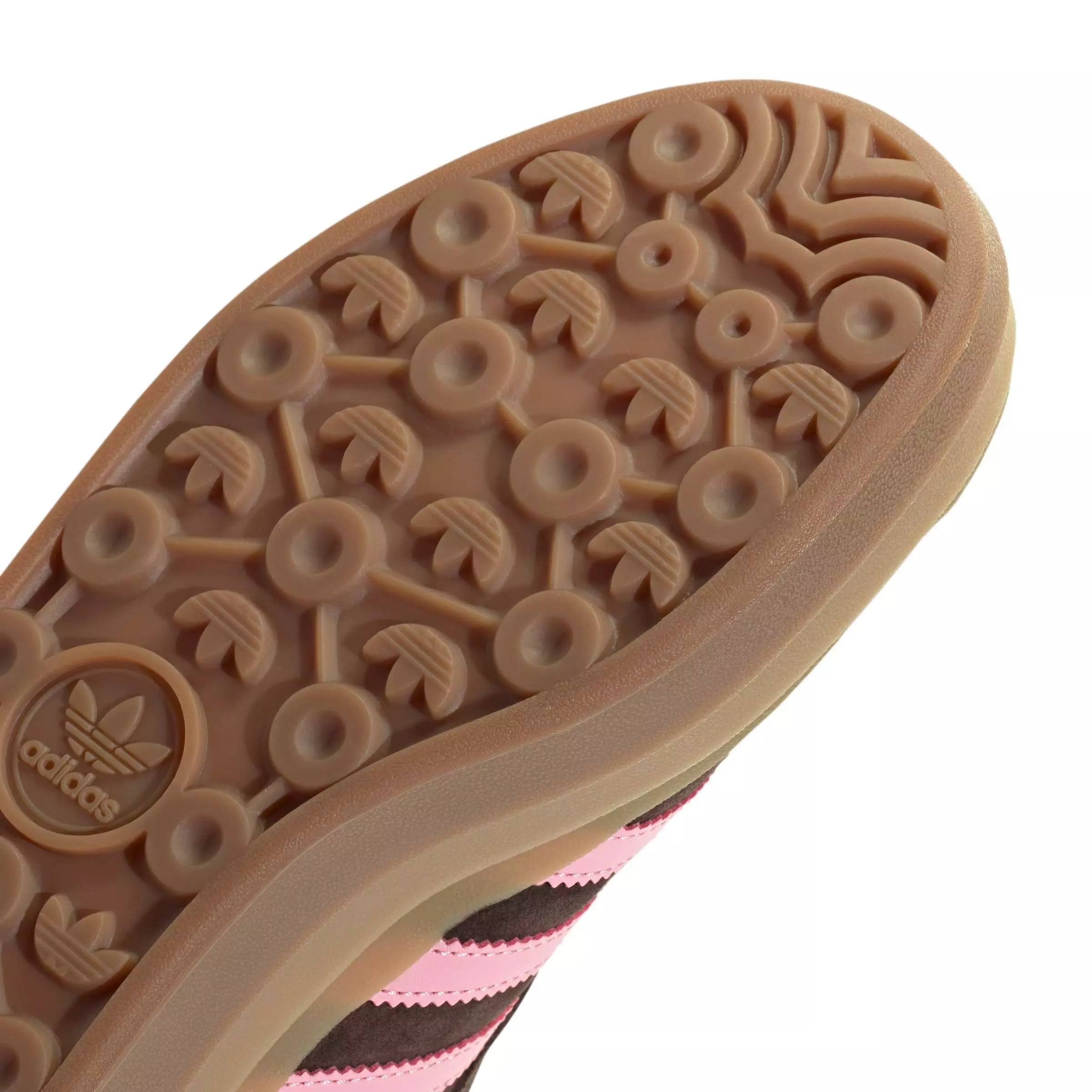 adidas Originals Gazelle Bold "Aurora Coffee/Light Pink/Gold Metallic" Women's Shoe - COFFEE/LT PINK/GOLD