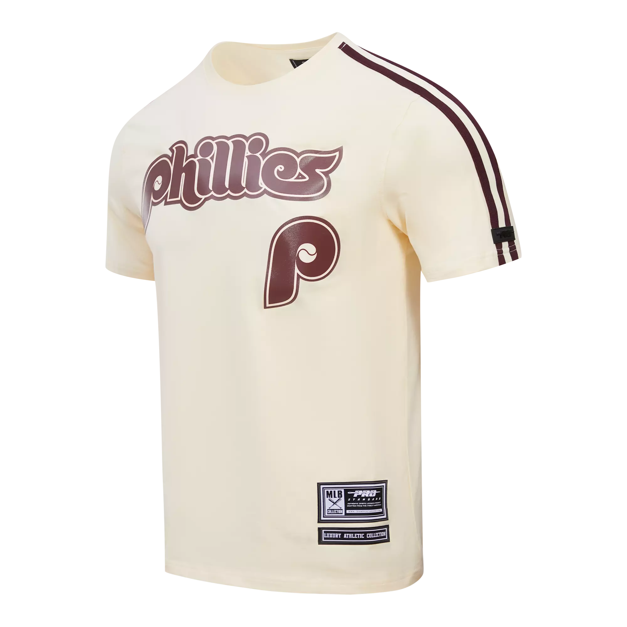 Pro Standard Men's Philadelphia Phillies Logo Pro Taping Top - Eggshell - EGGSHELL