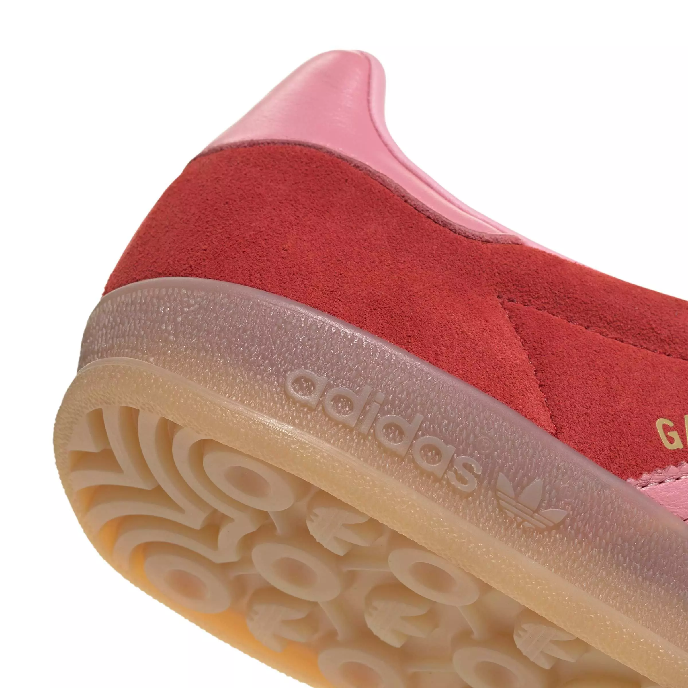 adidas Originals Gazelle Indoor "Better Scarlet/Light Pink/Gum 4" Women's Shoe - SCARLET/LT PINK/GUM