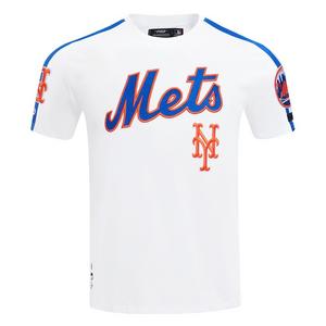 Pro Standard Men's MLB New York Mets Juan Soto #22 Classic Player Tee - WHITE/ROYAL