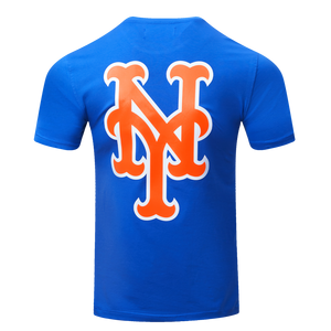 Pro Standard Men's New York Mets Logo Pro Taping Top - Royal/Orange - ROYAL/ORANGE