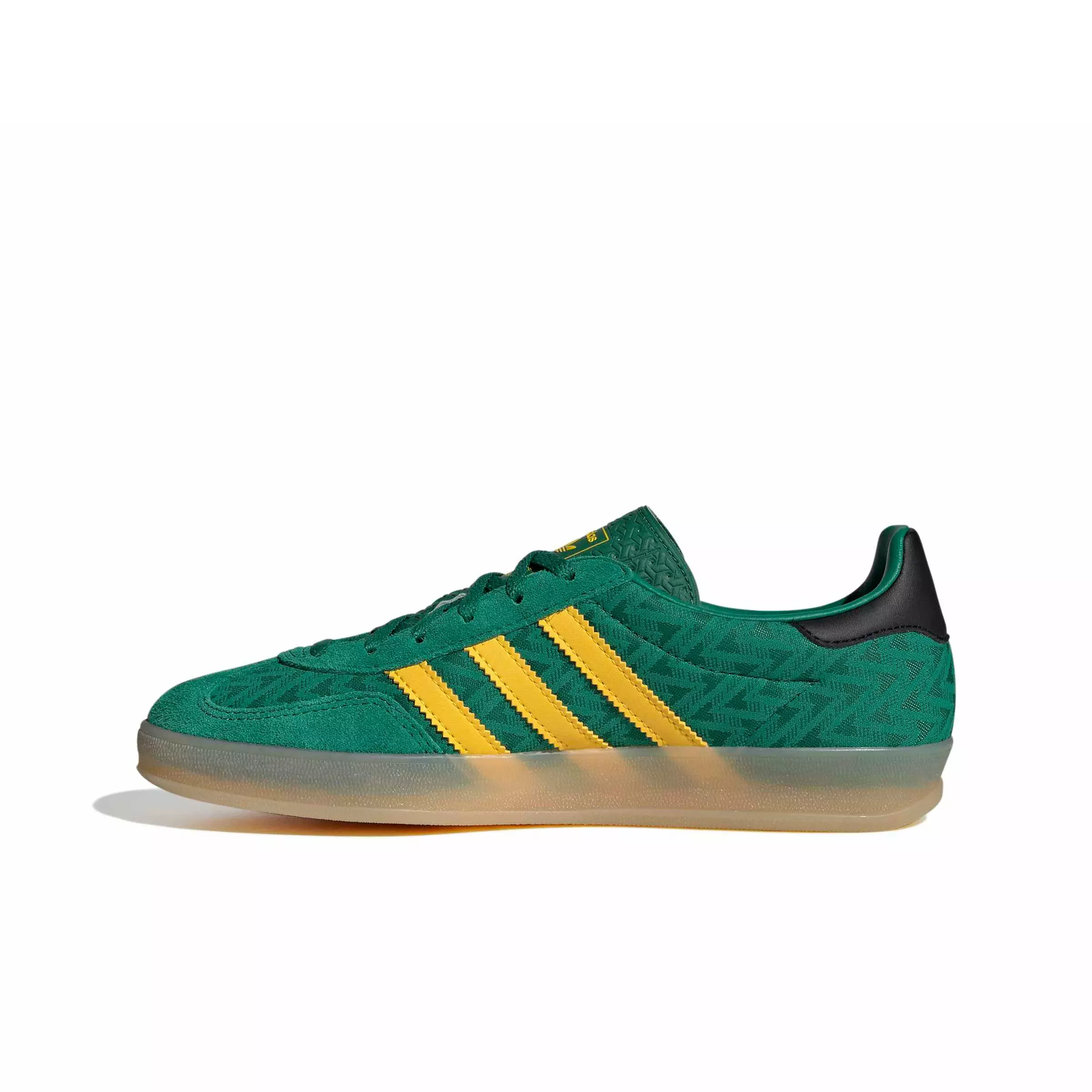 adidas Originals Gazelle Indoor "Bold Green/Eqt Yellow/Gum 3" Women's Shoe - GREEN/YELLOW/GUM