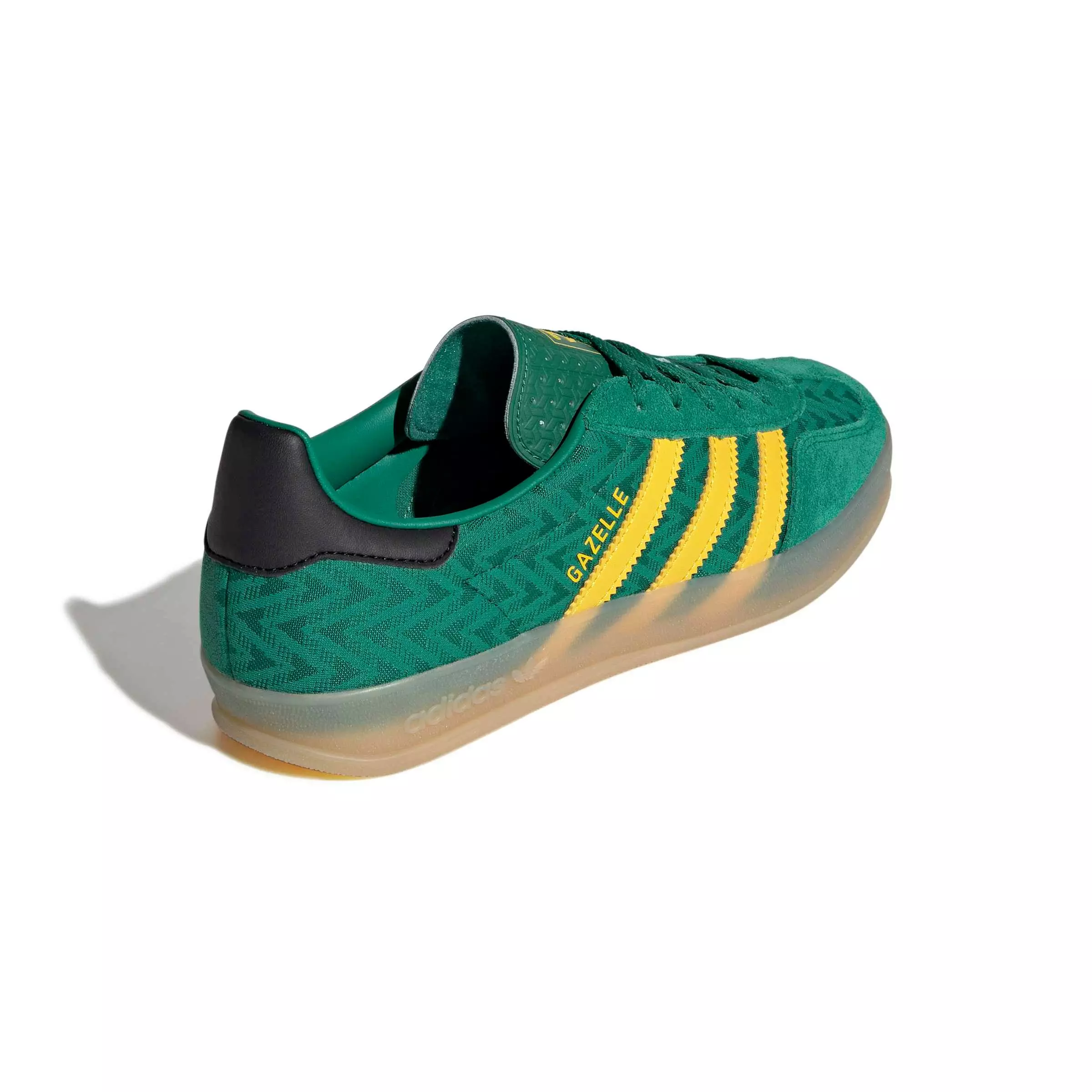 adidas Originals Gazelle Indoor "Bold Green/Eqt Yellow/Gum 3" Women's Shoe - GREEN/YELLOW/GUM