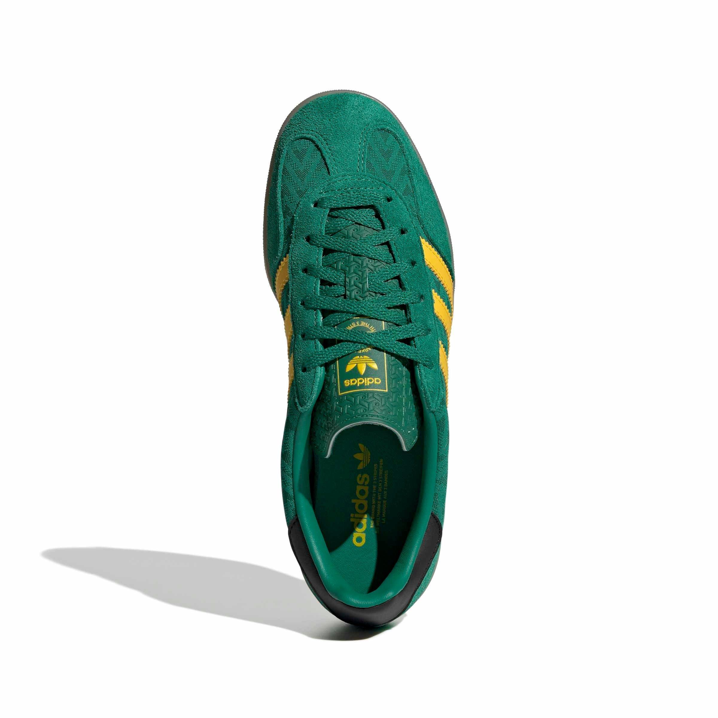 adidas Originals Gazelle Indoor "Bold Green/Eqt Yellow/Gum 3" Women's Shoe - GREEN/YELLOW/GUM Thumbnail View 5