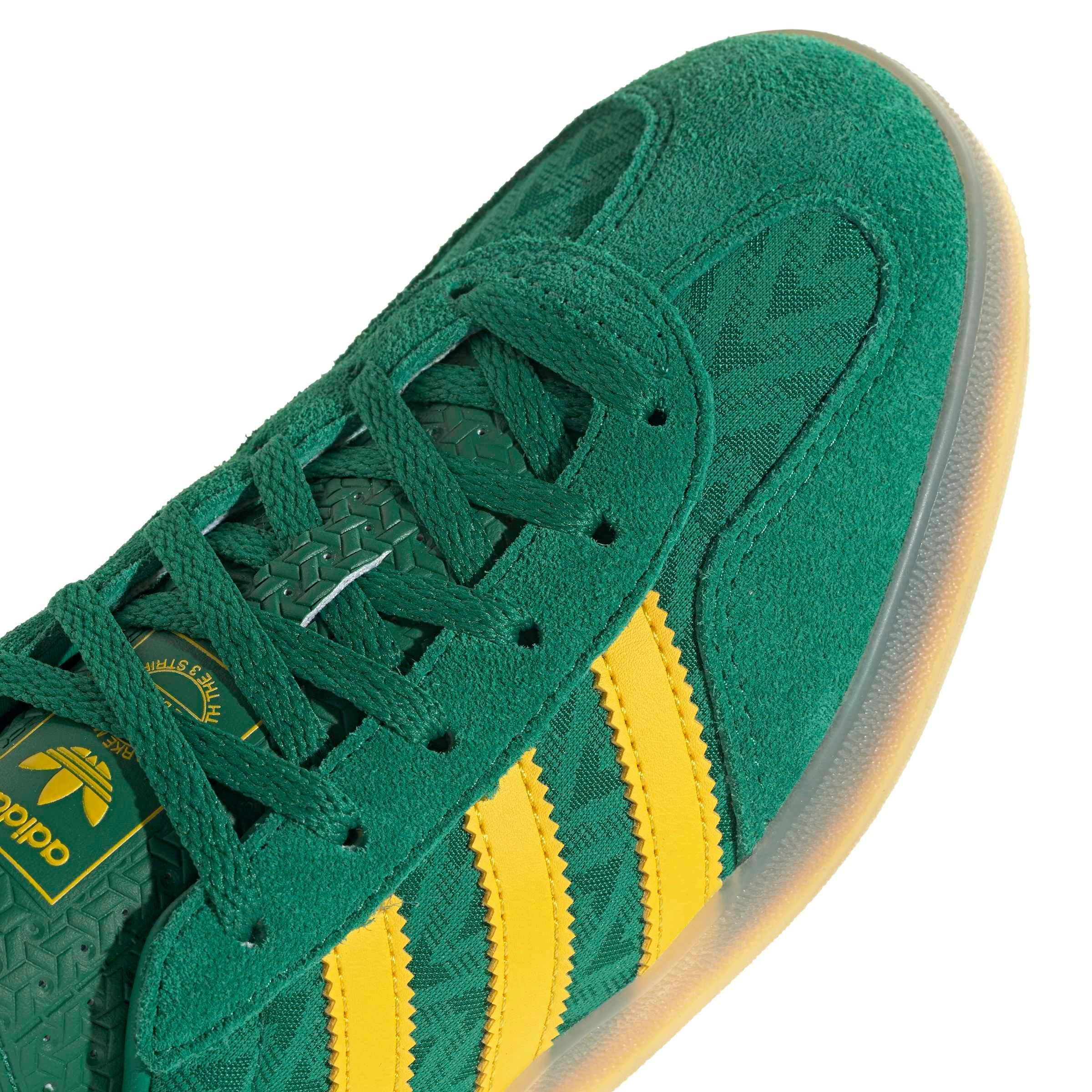 adidas Originals Gazelle Indoor "Bold Green/Eqt Yellow/Gum 3" Women's Shoe - GREEN/YELLOW/GUM Thumbnail View 7