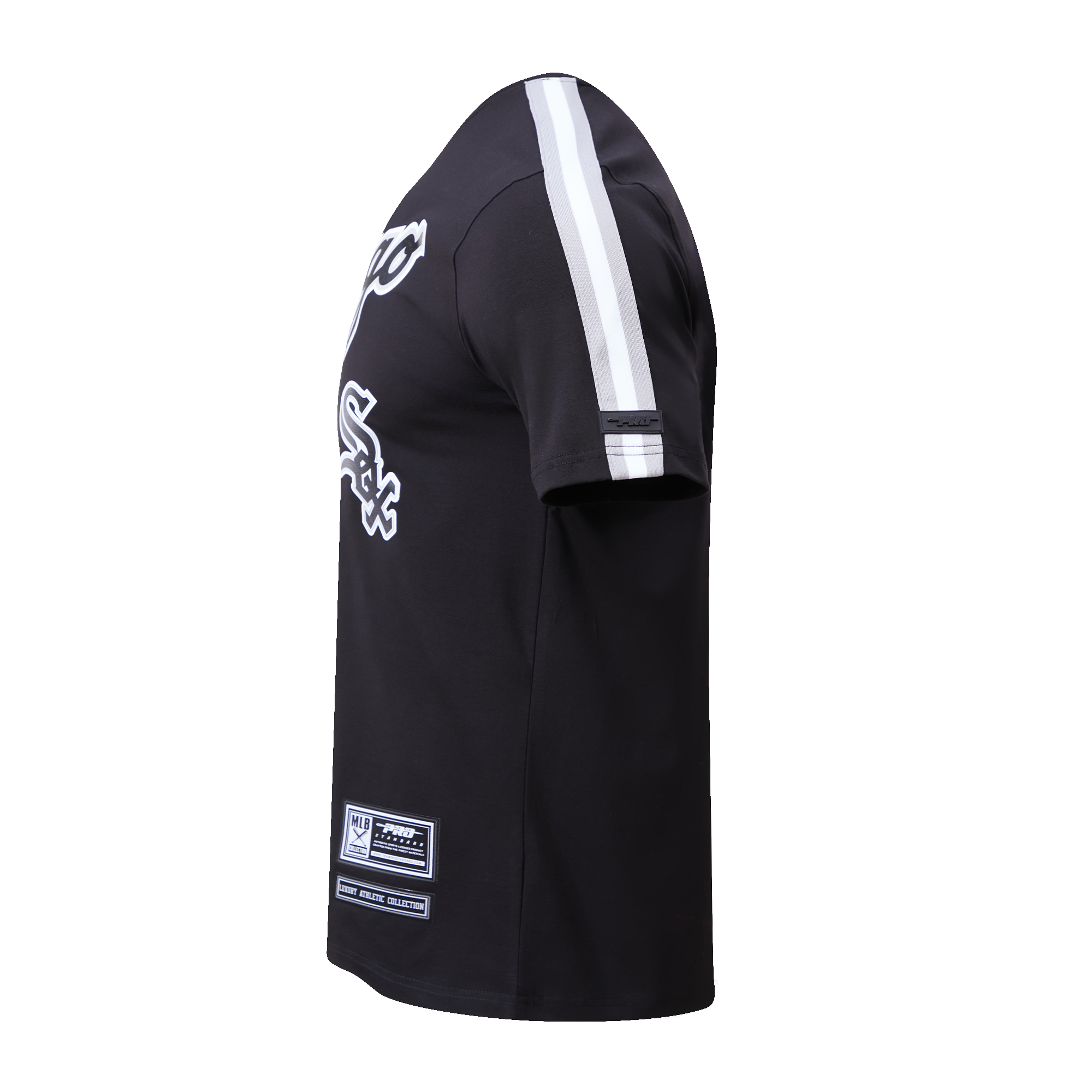 Pro Standard Men's Chicago White Sox Logo Pro Taping Top - Black/Grey - BLACK/GREY