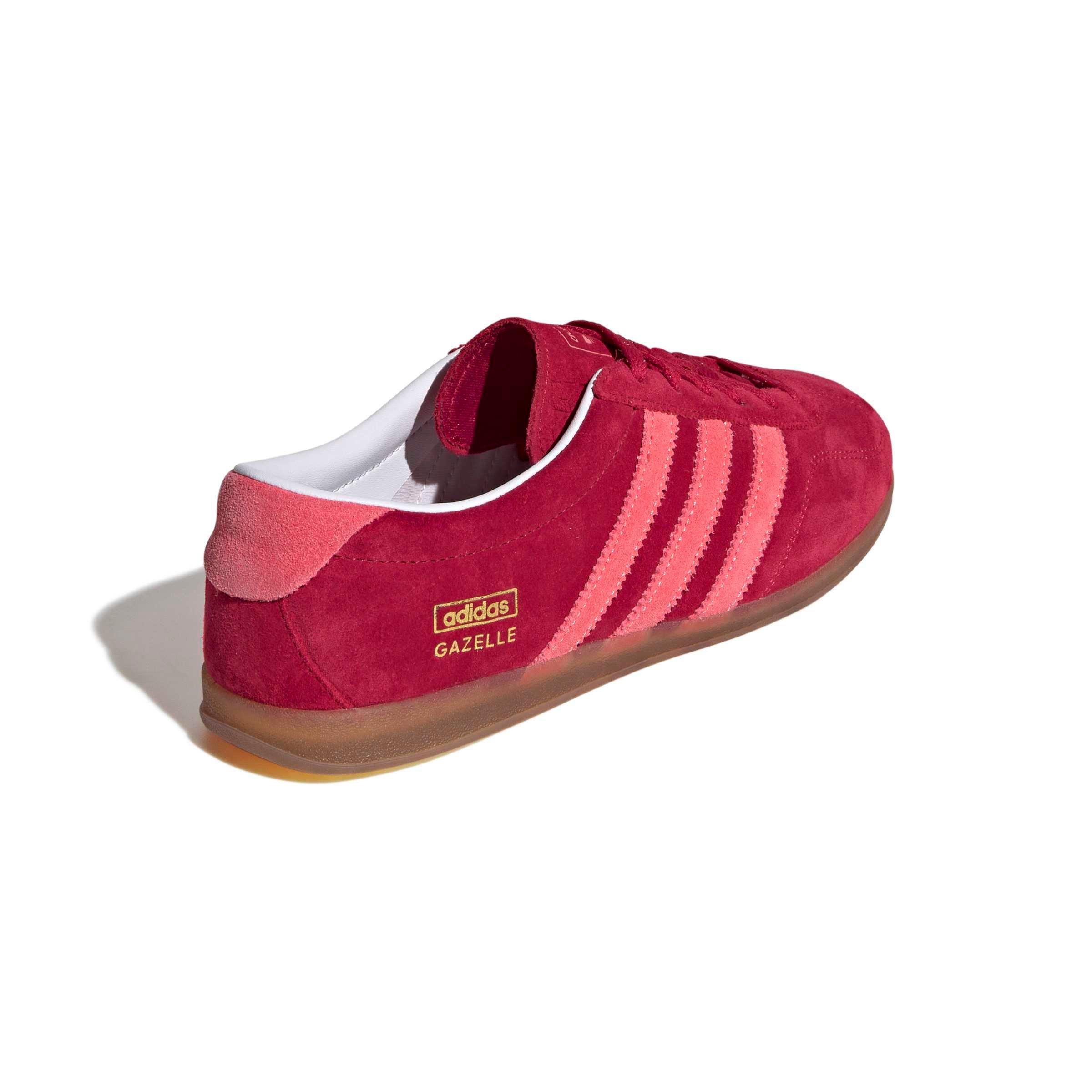 adidas Originals Gazelle Lo Pro "Team Victory Red/Gum 3/Gum 3" Women's Shoe - RED/GUM/GUM Thumbnail View 4